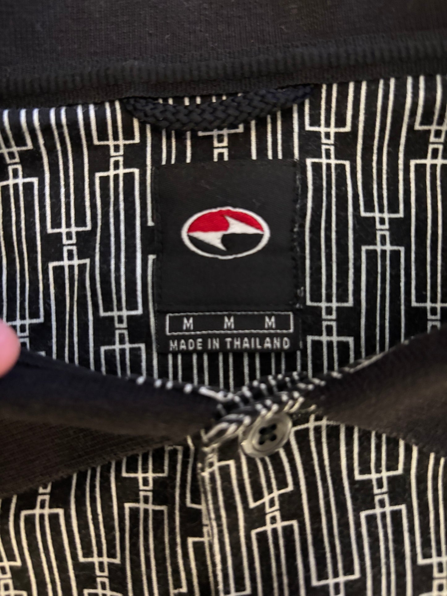 1990s Vintage Nike Tiger Woods Yin Yang Logo Polo Black