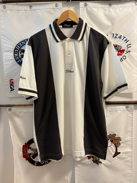 1990s Vintage Titleist 3 Stripe Polo White