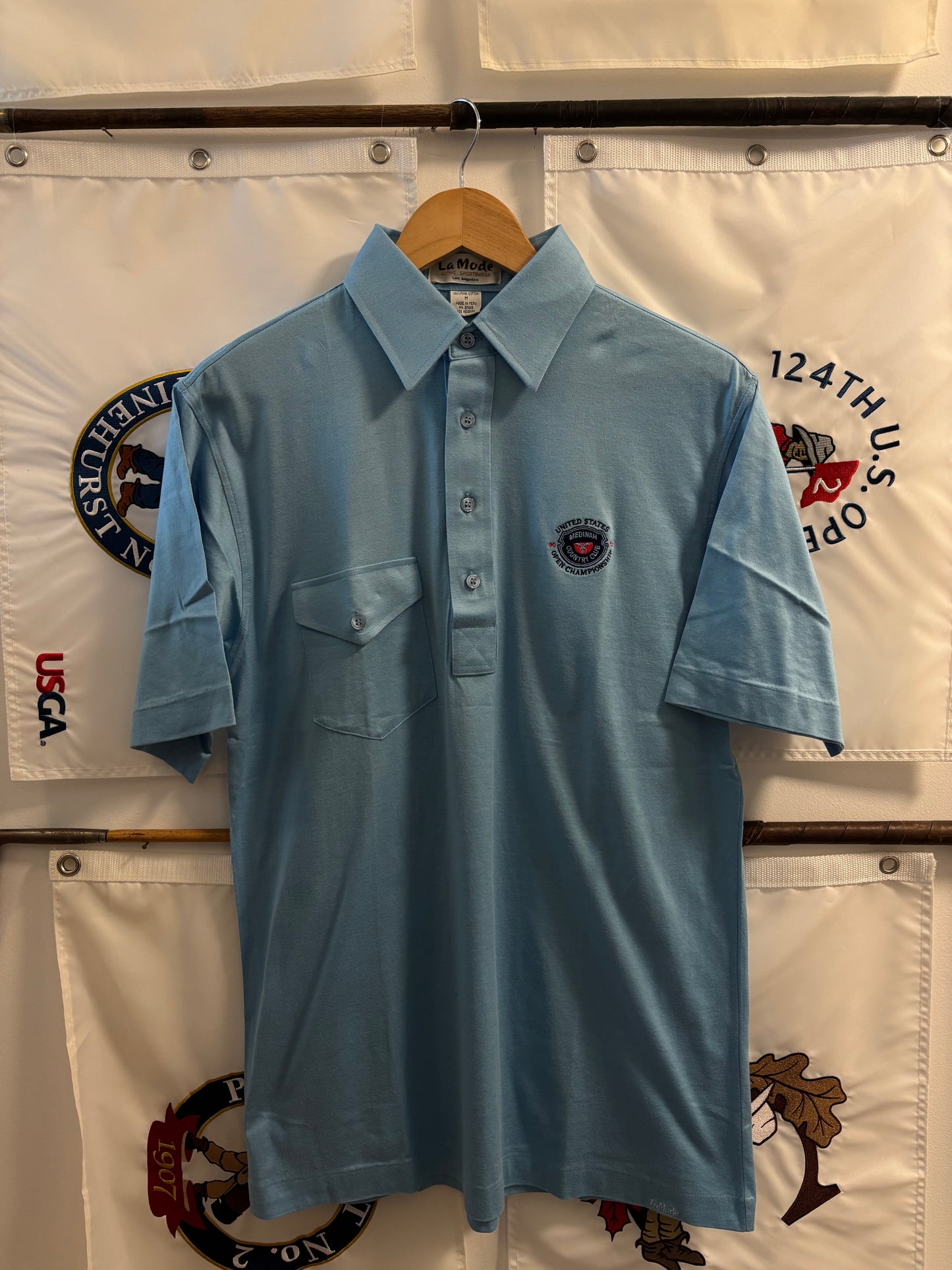 1990s Vintage US Open Medinah La Mode Polo