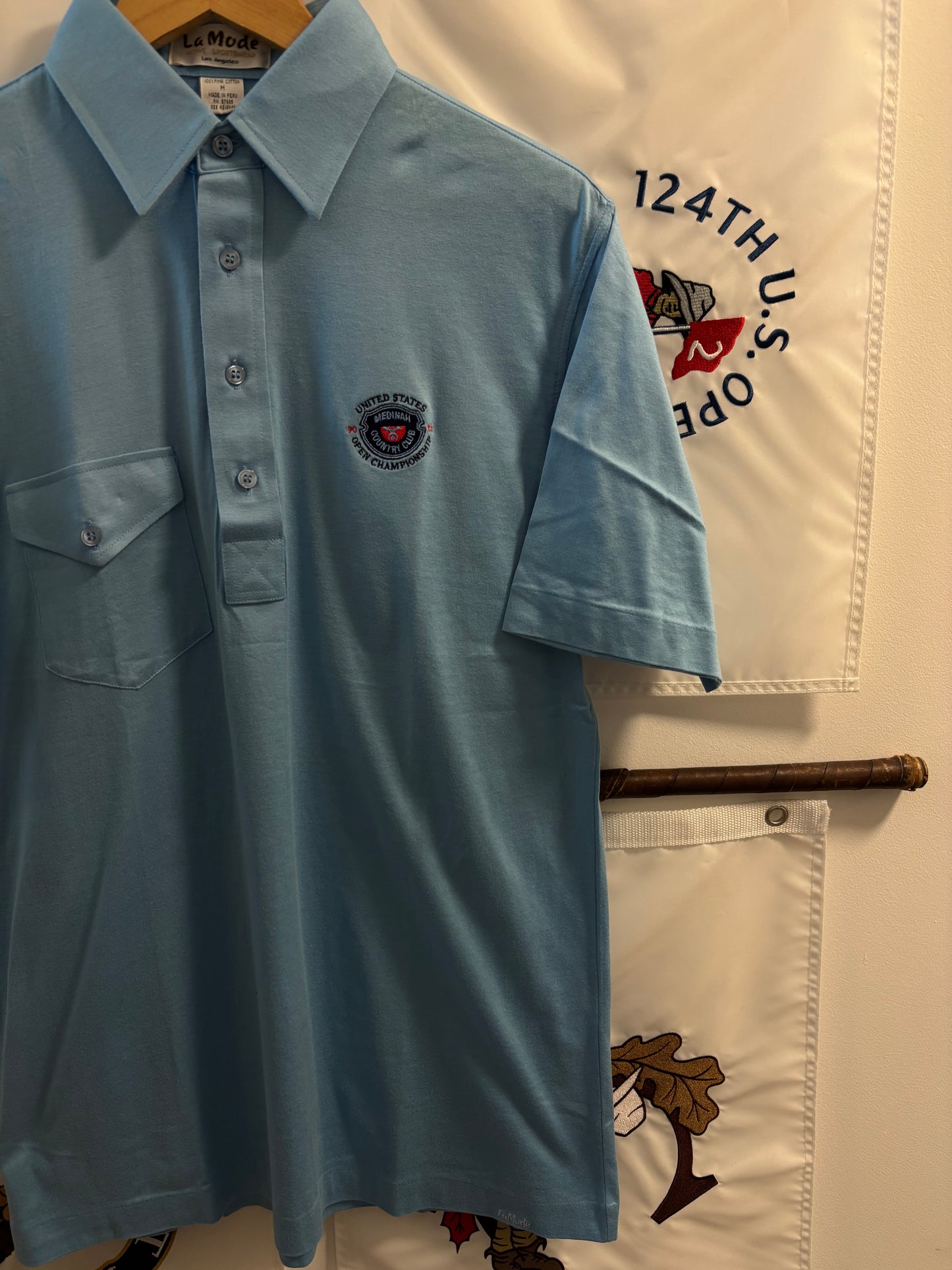 1990s Vintage US Open Medinah La Mode Polo