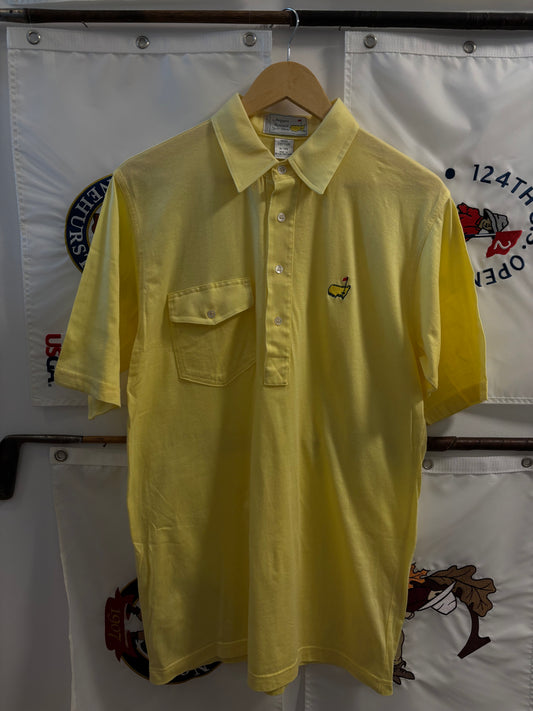 1990s Vintage Masters Slazenger Polo Yellow