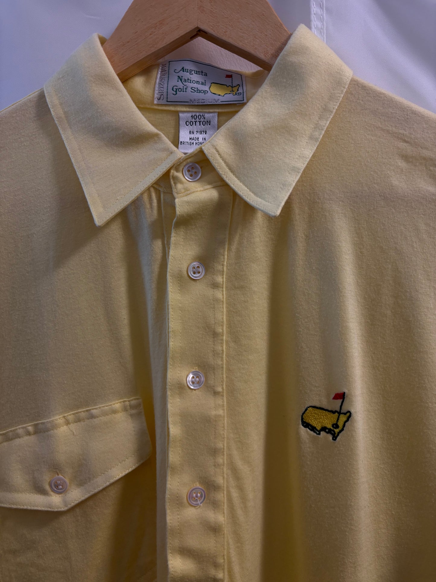 1990s Vintage Masters Slazenger Polo Yellow