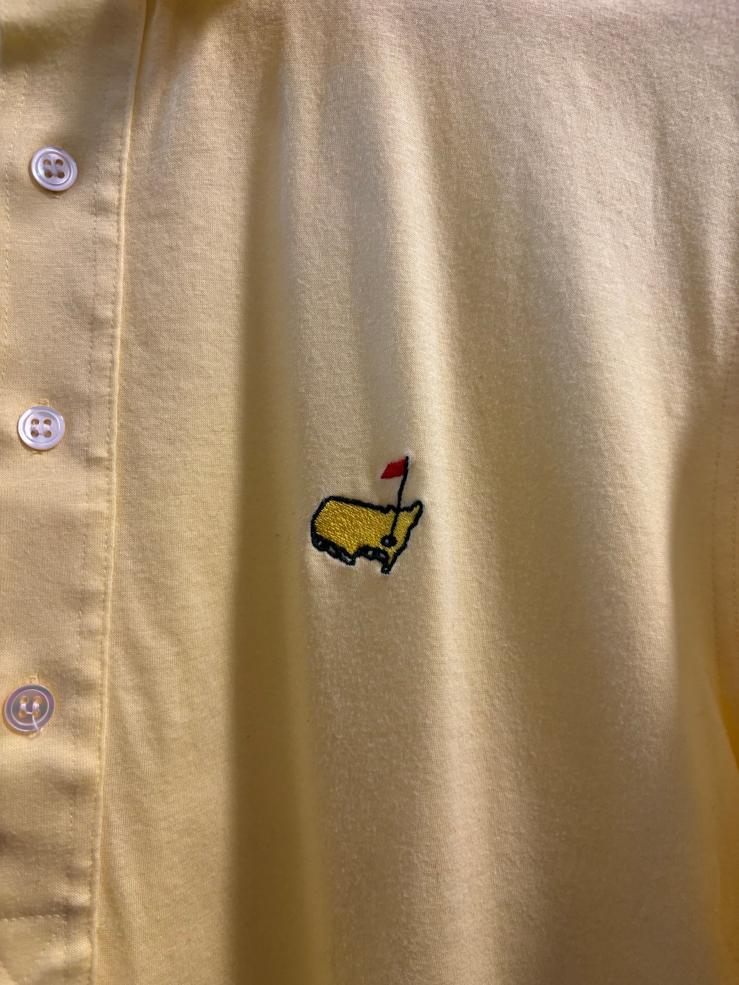 1990s Vintage Masters Slazenger Polo Yellow