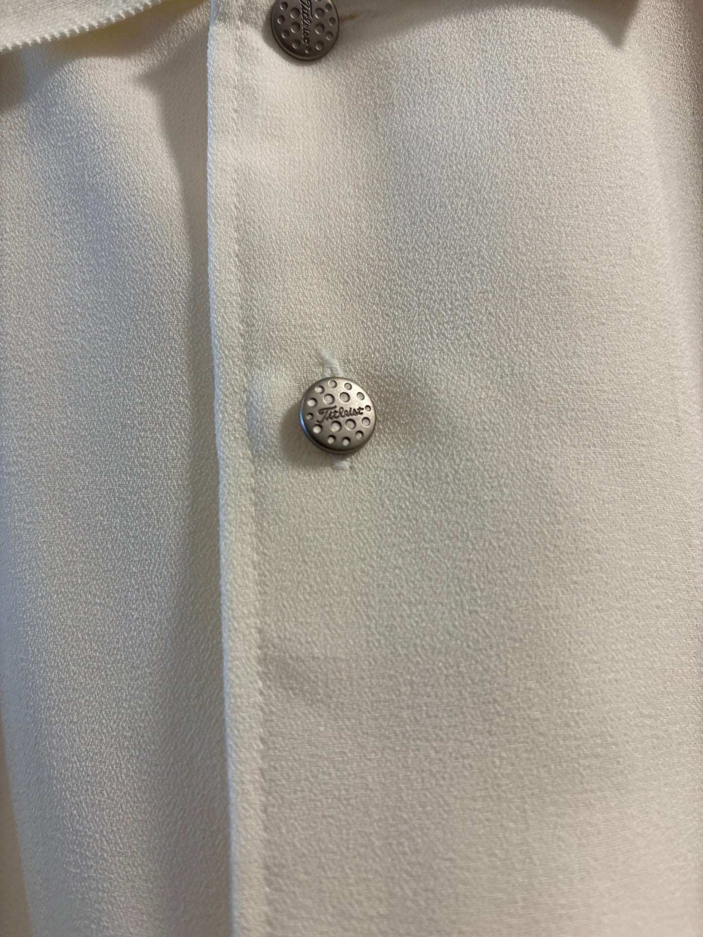 1990s Vintage Titleist Button Up Staff Shirt White