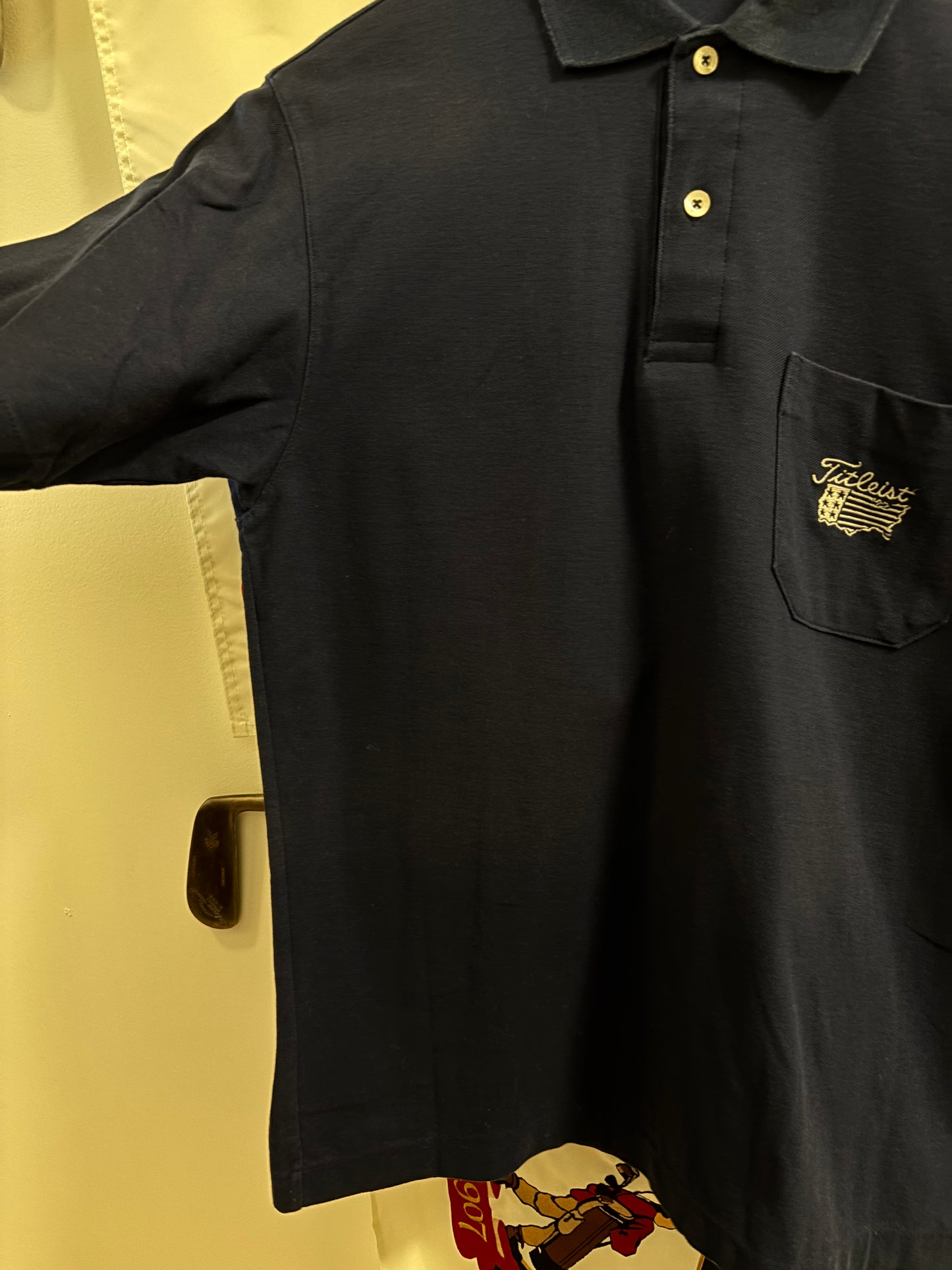 1990s Vintage Titleist USA Logo Navy