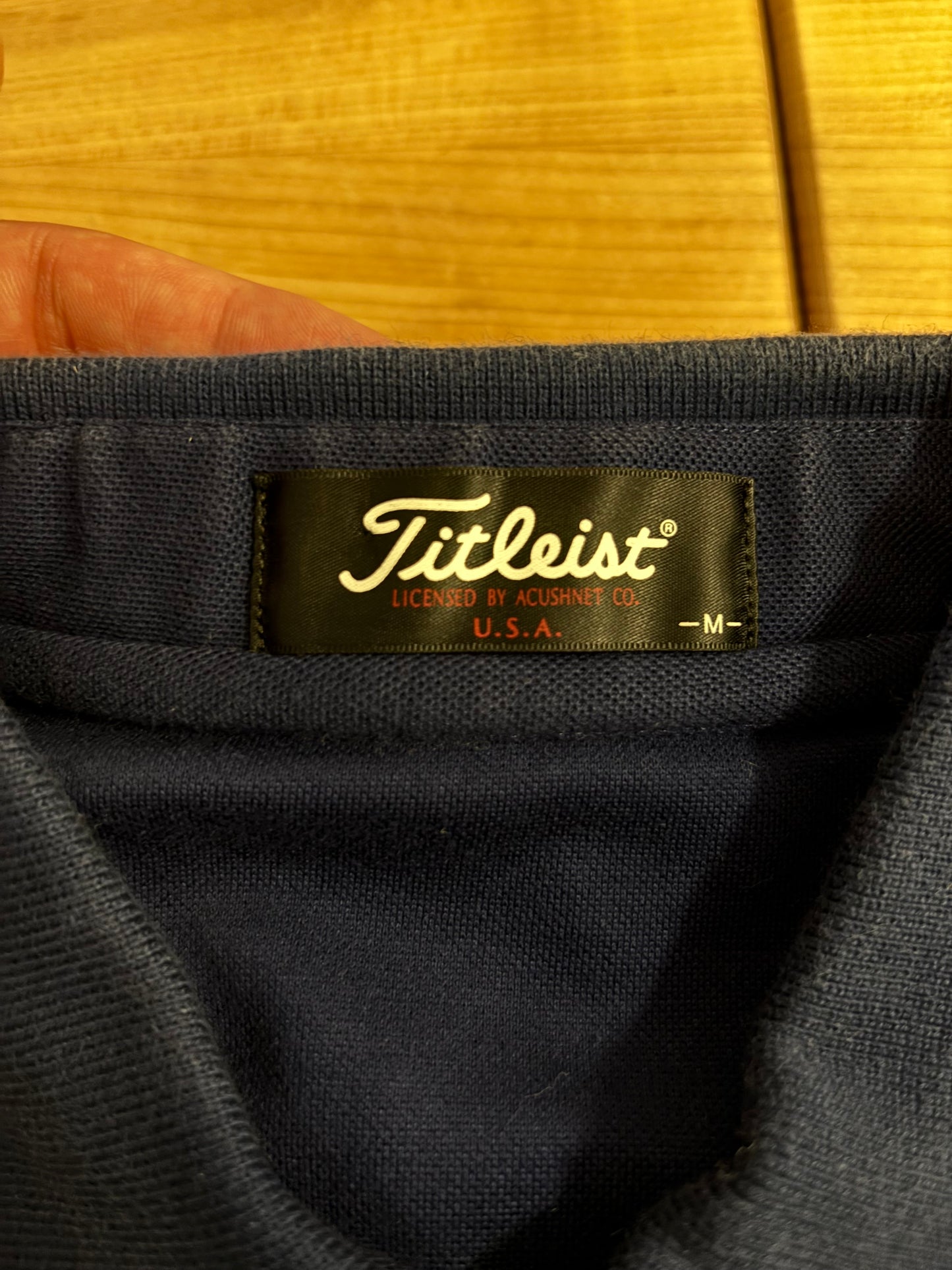 1990s Vintage Titleist USA Logo Navy