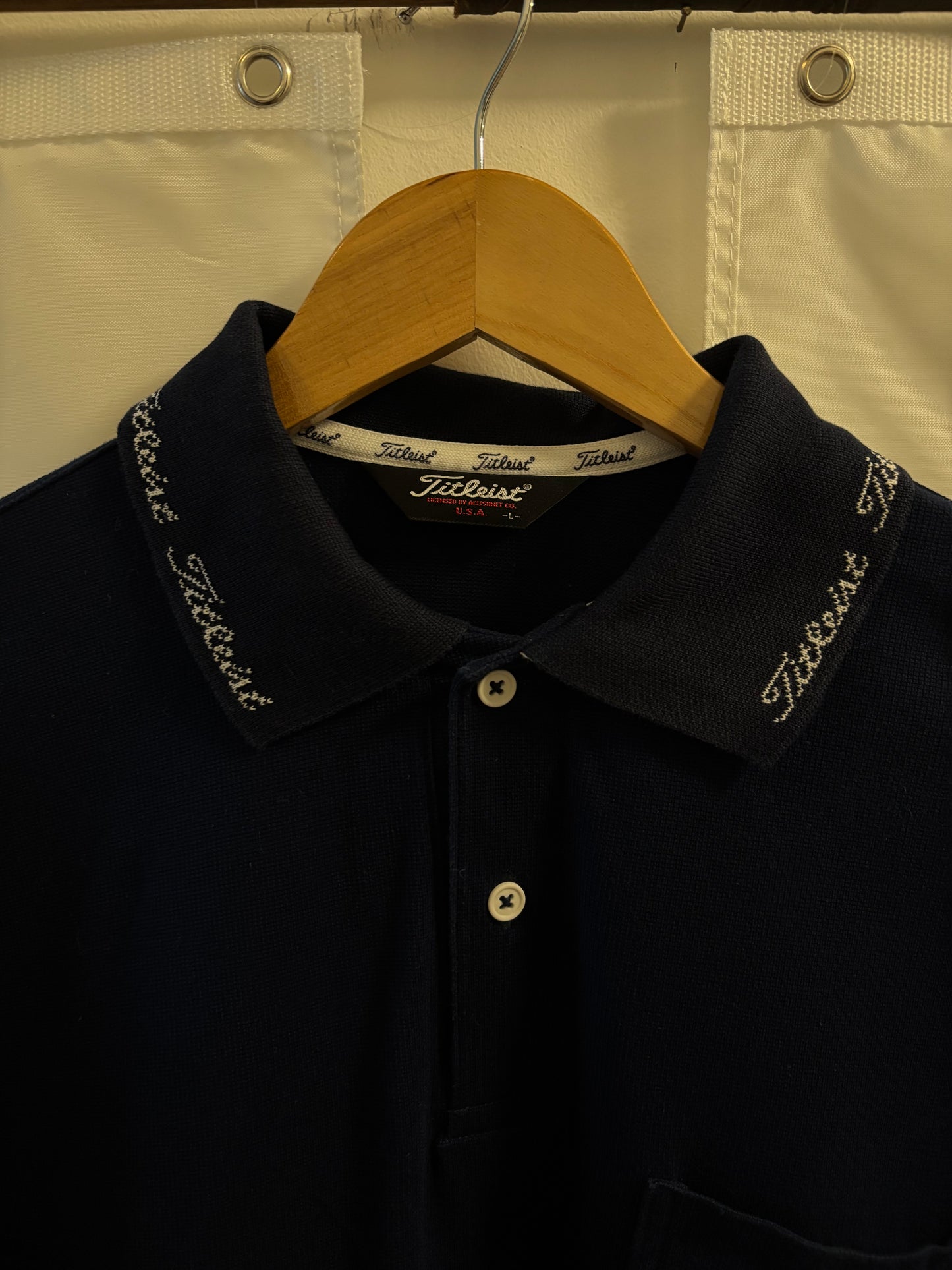 1990s Vintage Titleist USA Logo Navy