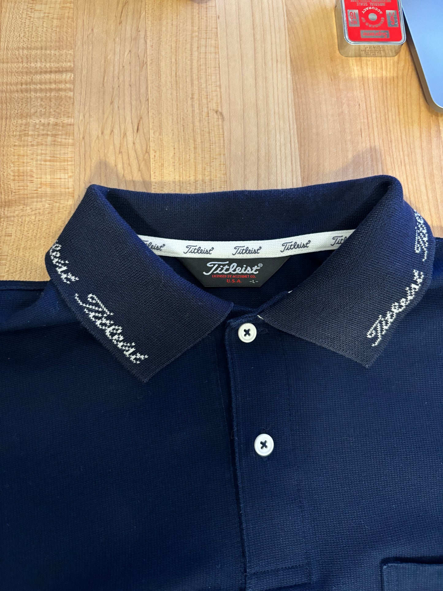 1990s Vintage Titleist USA Logo Navy