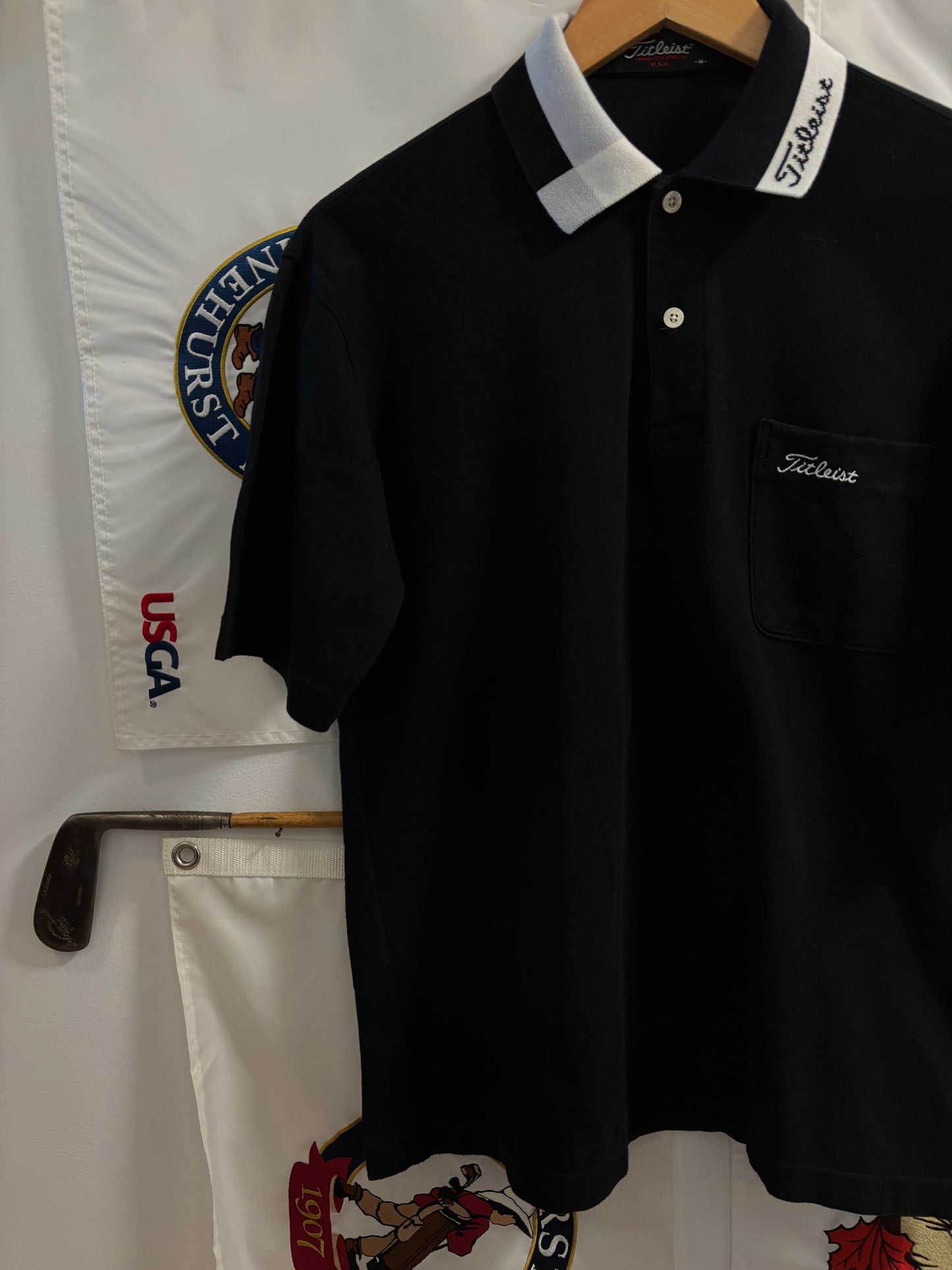 1990s Vintage Titleist Script Logo Black
