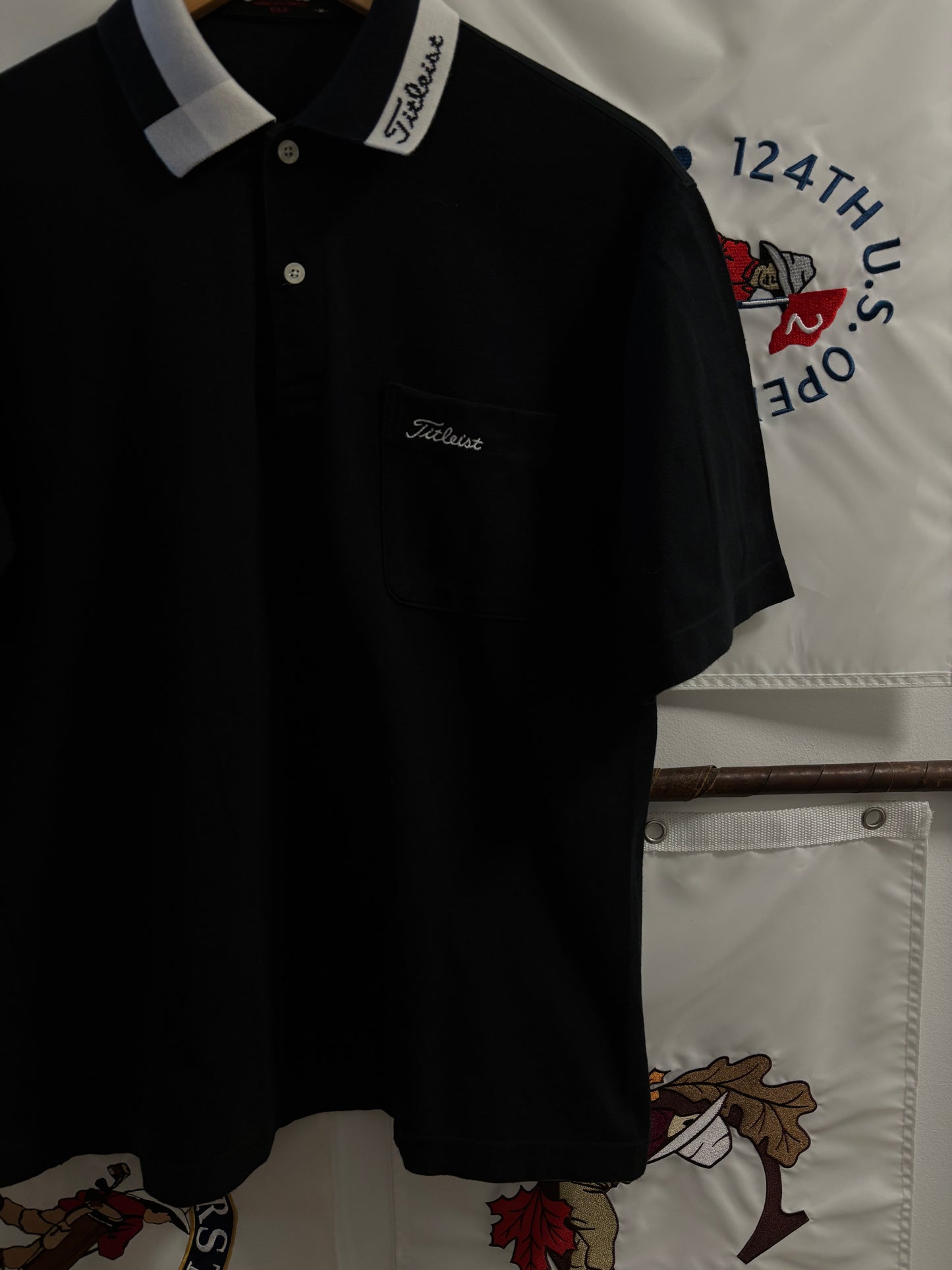 1990s Vintage Titleist Script Logo Black