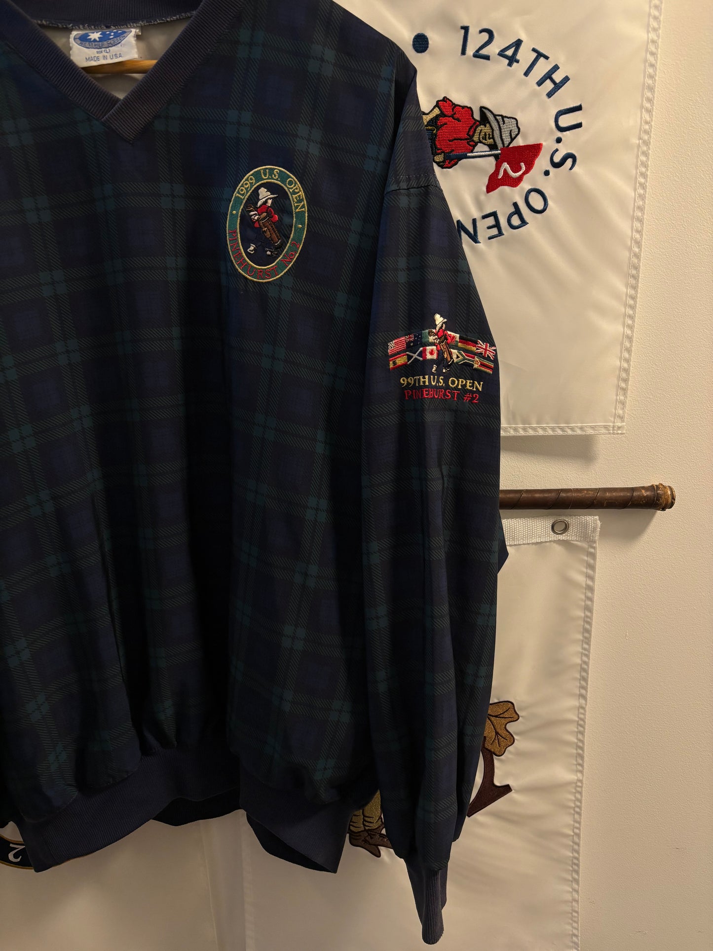 1999 Vintage Pinehurst US Open Tartan Windbreaker