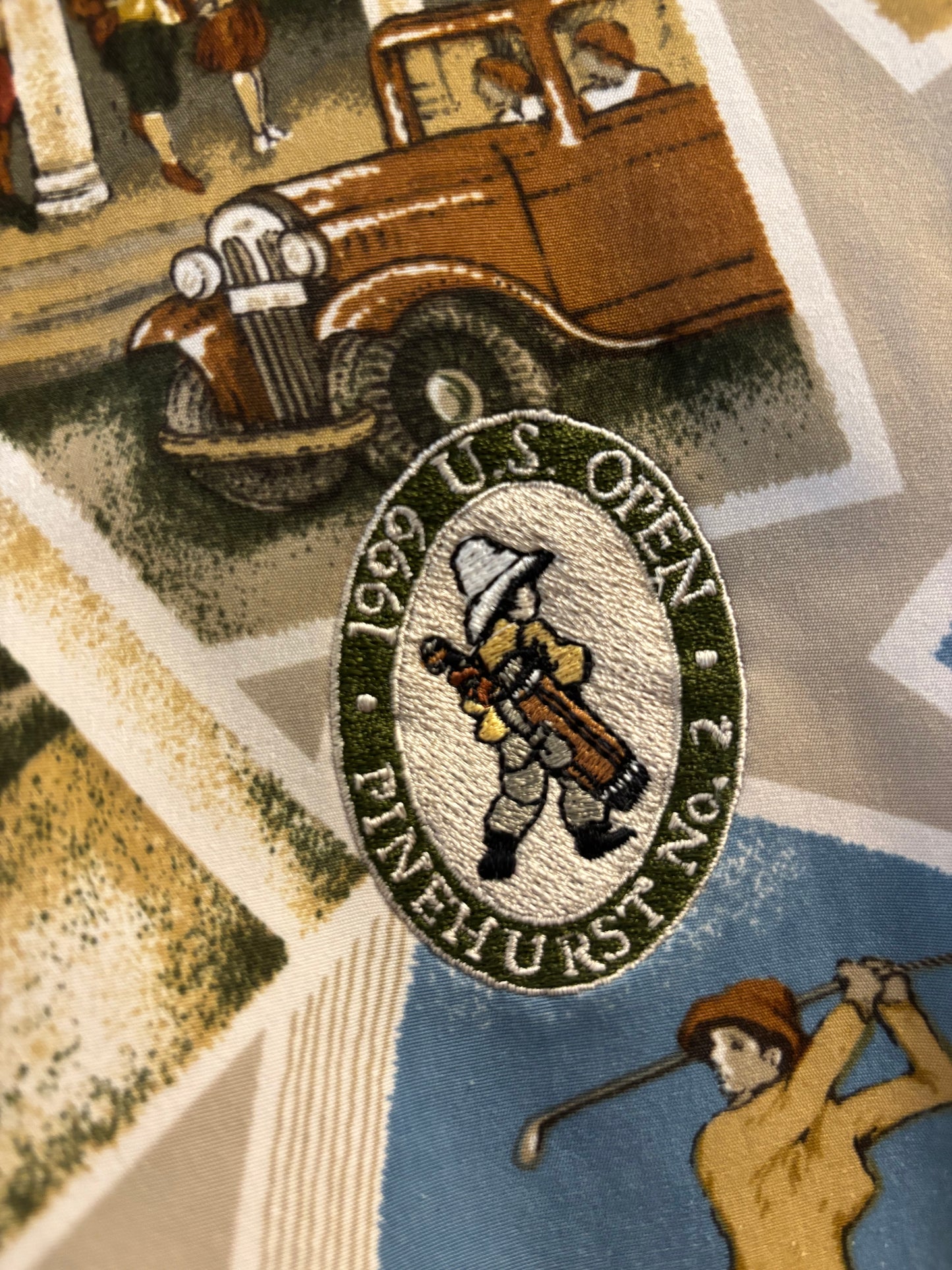 1999 Vintage Pinehurst US Open All Over Print Windbreaker