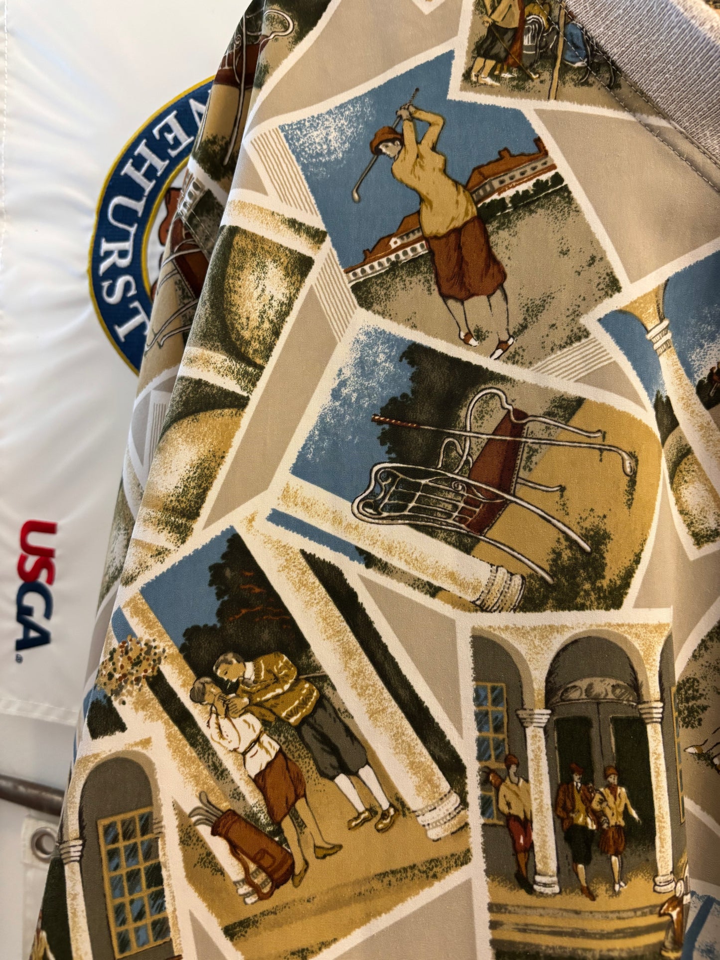 1999 Vintage Pinehurst US Open All Over Print Windbreaker