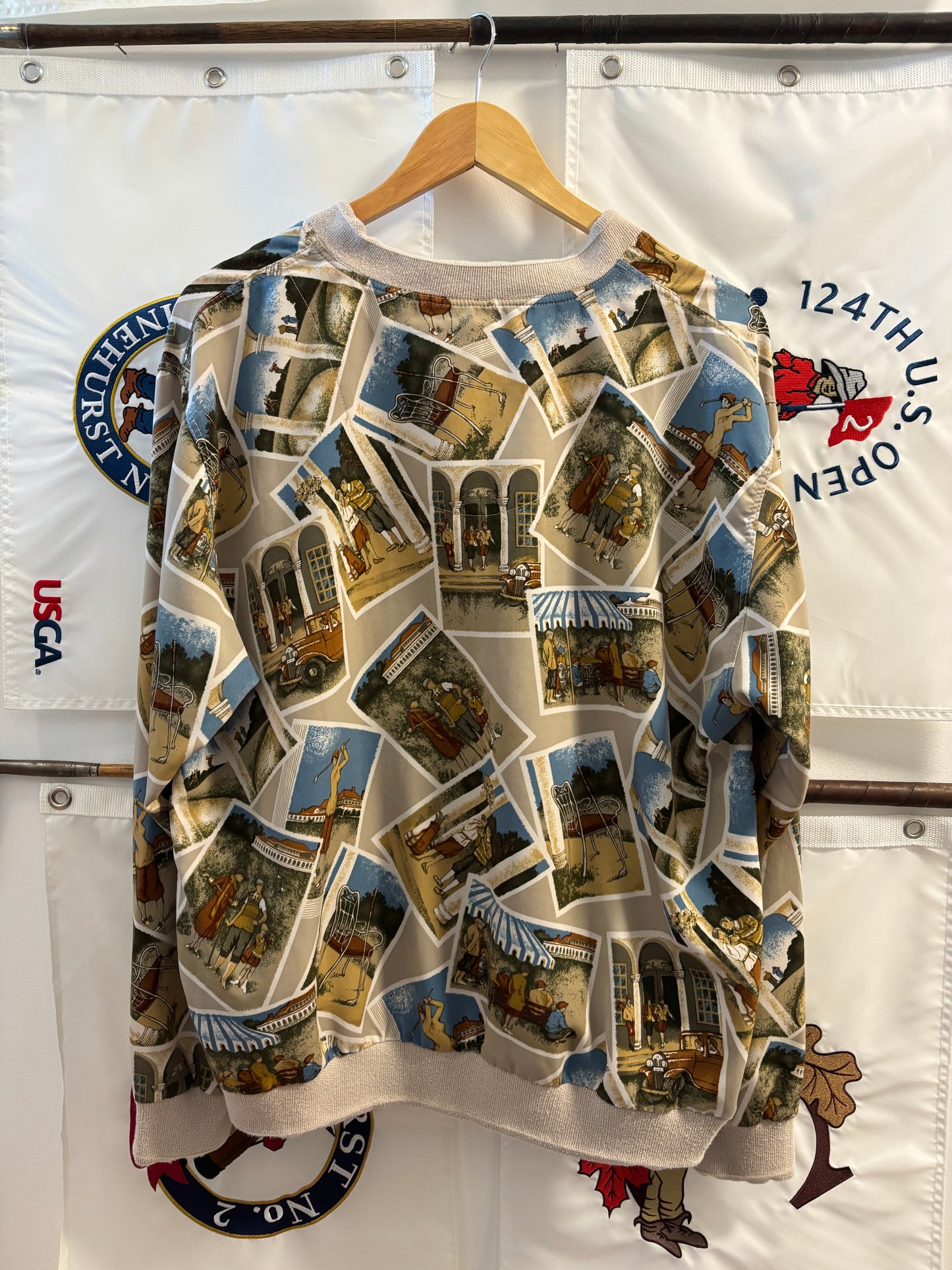 1999 Vintage Pinehurst US Open All Over Print Windbreaker