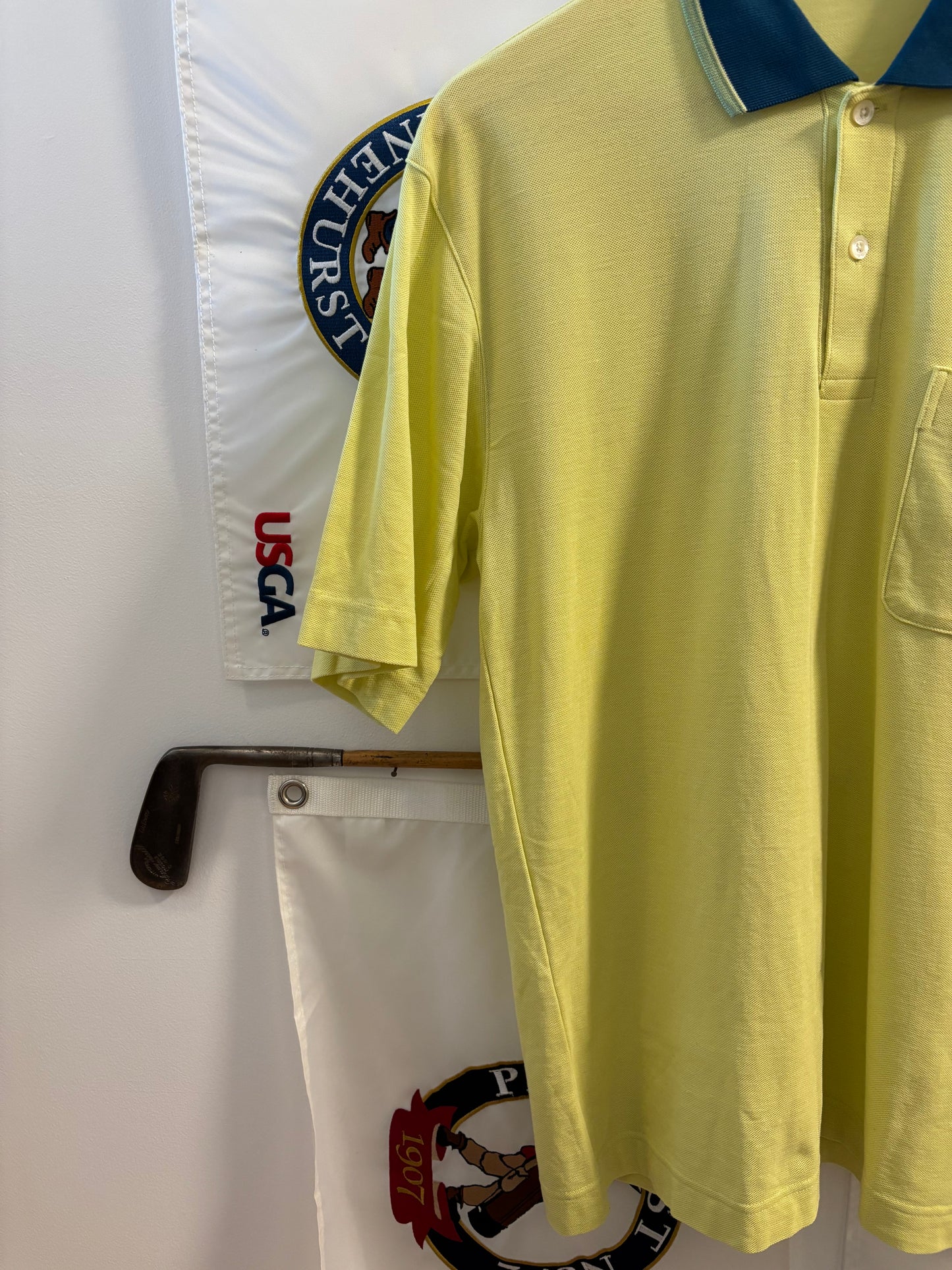 1990s Vintage Titleist USA Logo Yellow