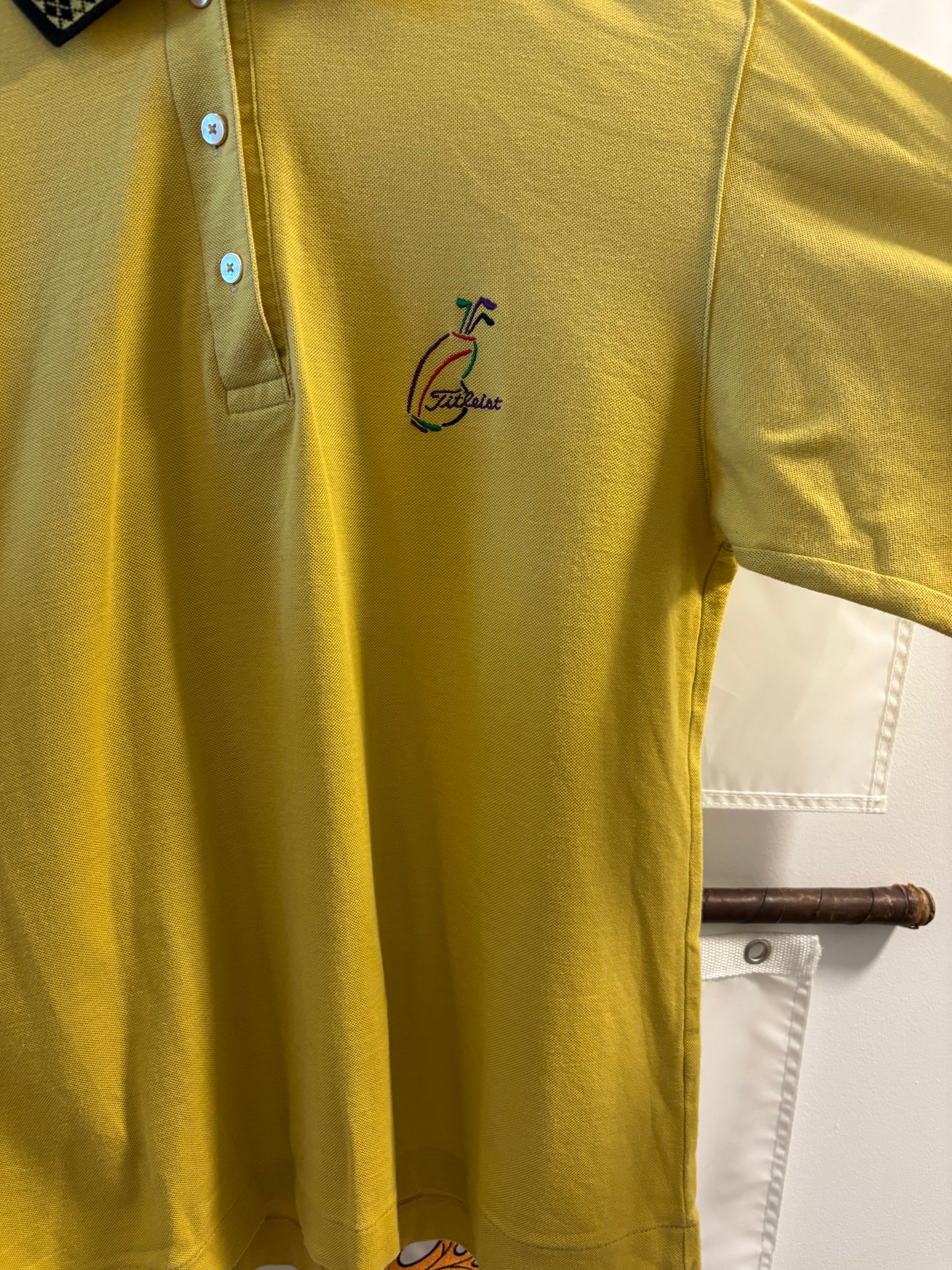 1990s Vintage Titleist Golf Bag Longsleeve Polo