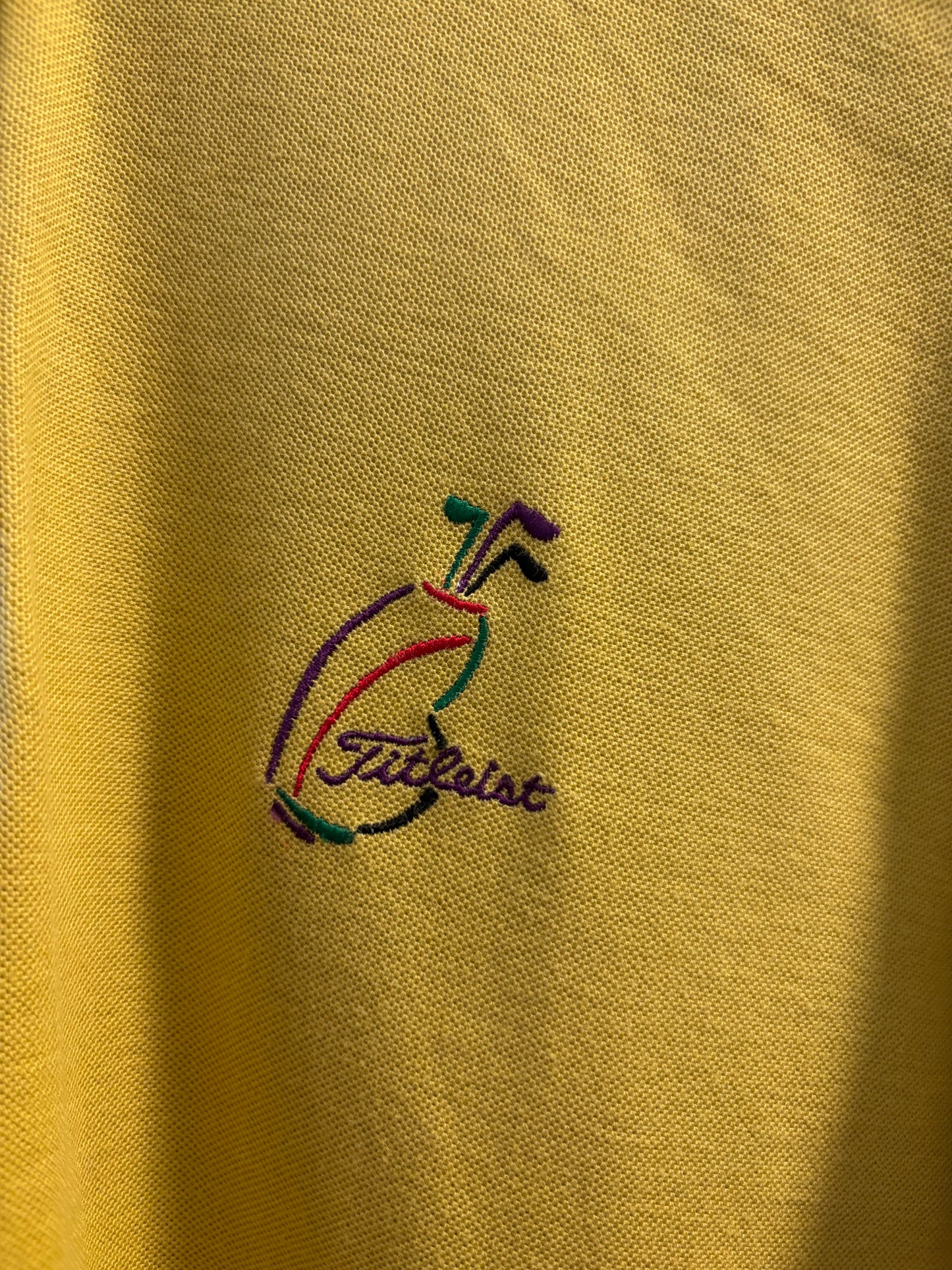 1990s Vintage Titleist Golf Bag Longsleeve Polo