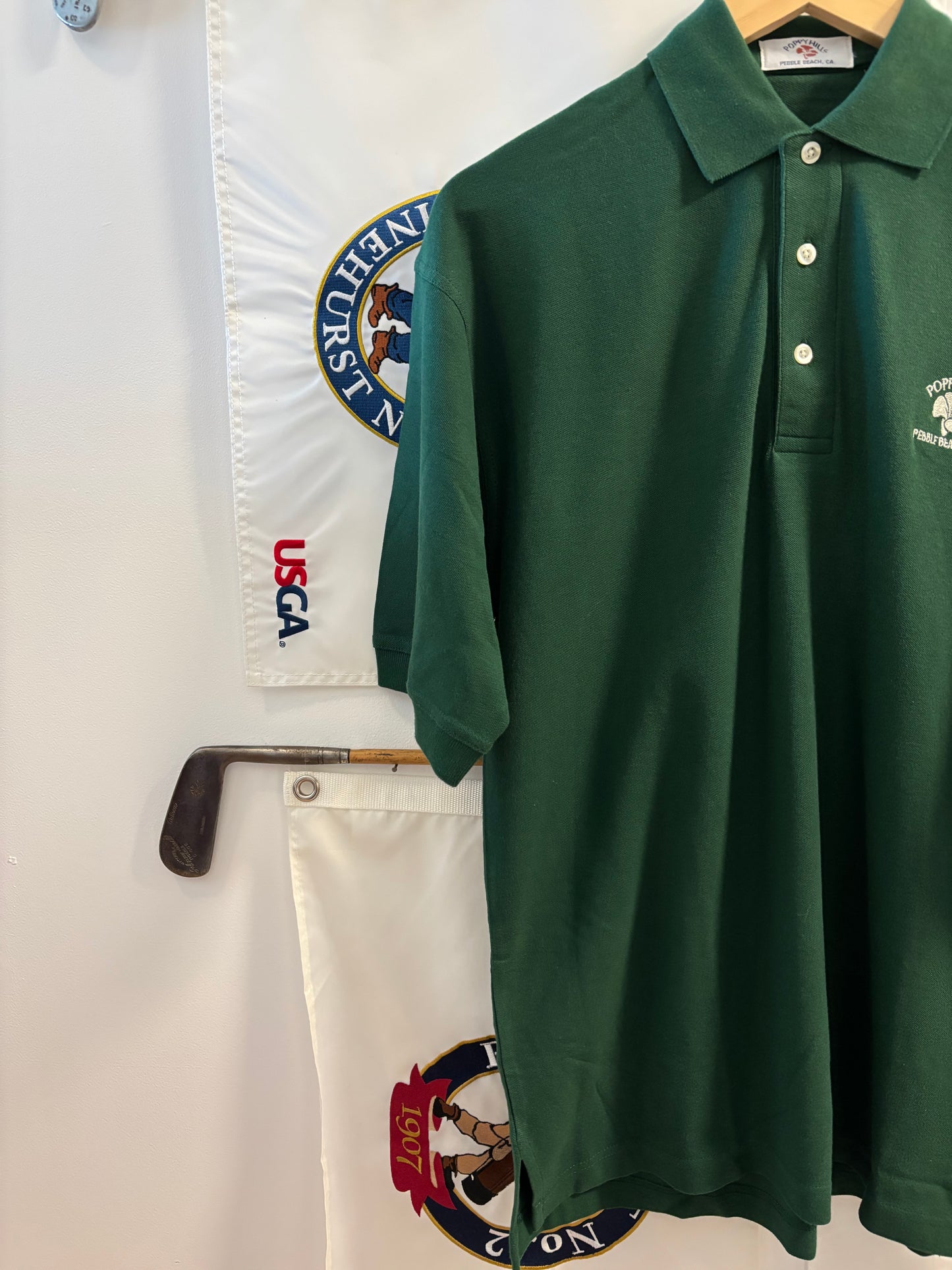 1990s Vintage Poppy Hills Pebble Beach Polo