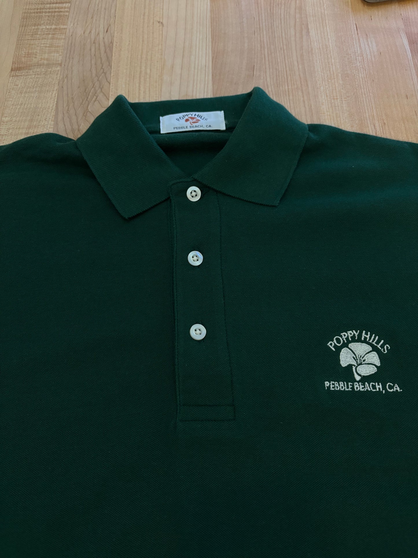 1990s Vintage Poppy Hills Pebble Beach Polo