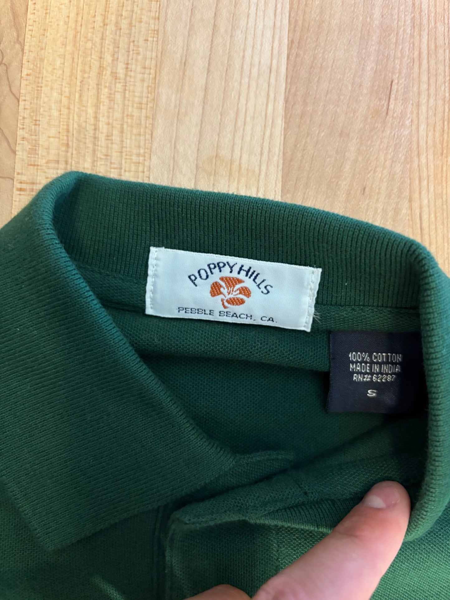 1990s Vintage Poppy Hills Pebble Beach Polo