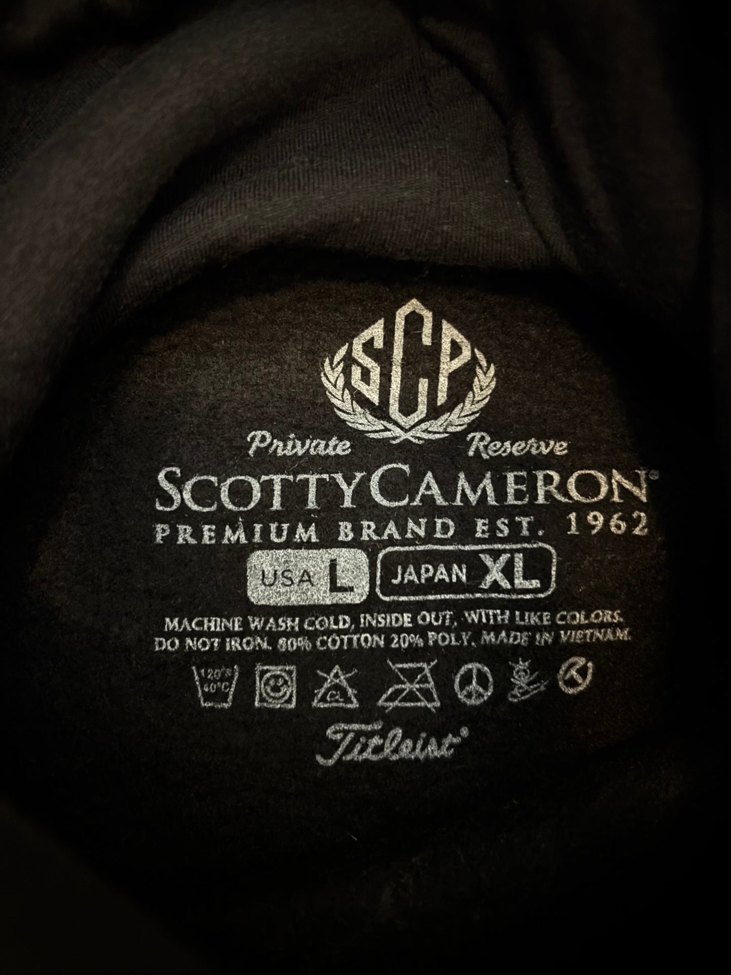 2020s Scotty Cameron Fine Milled Putters Black Hoodie