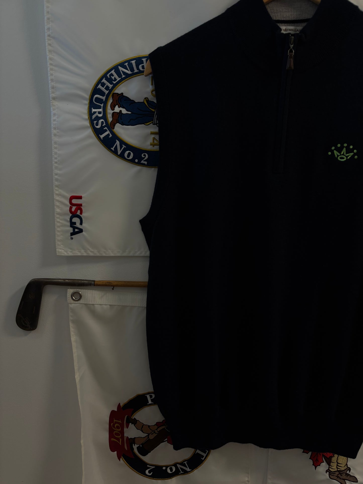 2000s Scotty Cameron Peter Millar Merino Wool Quarter Zip Sweater