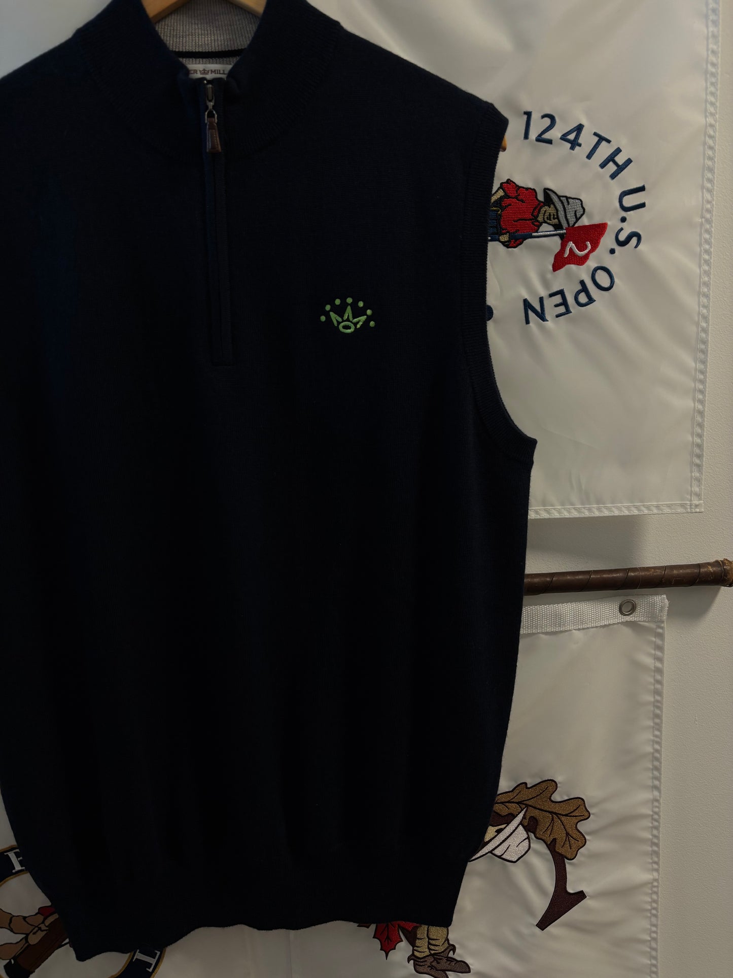 2000s Scotty Cameron Peter Millar Merino Wool Quarter Zip Sweater