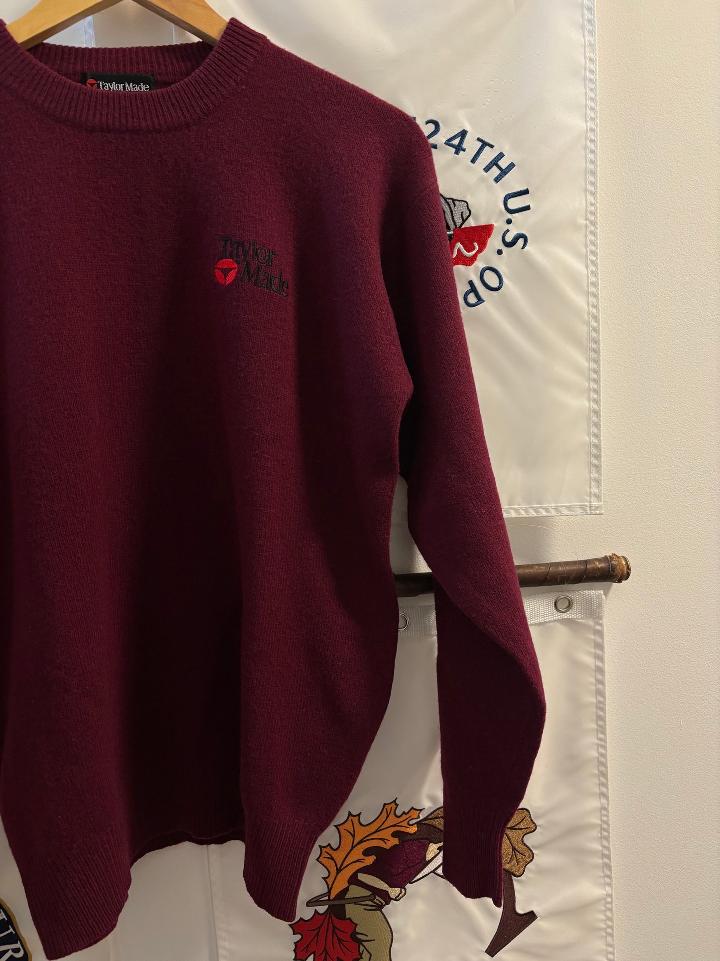 1990s Vintage Taylormade Classic Logo Wool Sweater