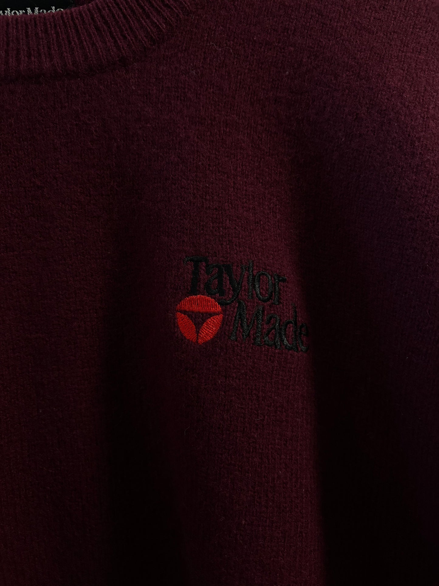 1990s Vintage Taylormade Classic Logo Wool Sweater