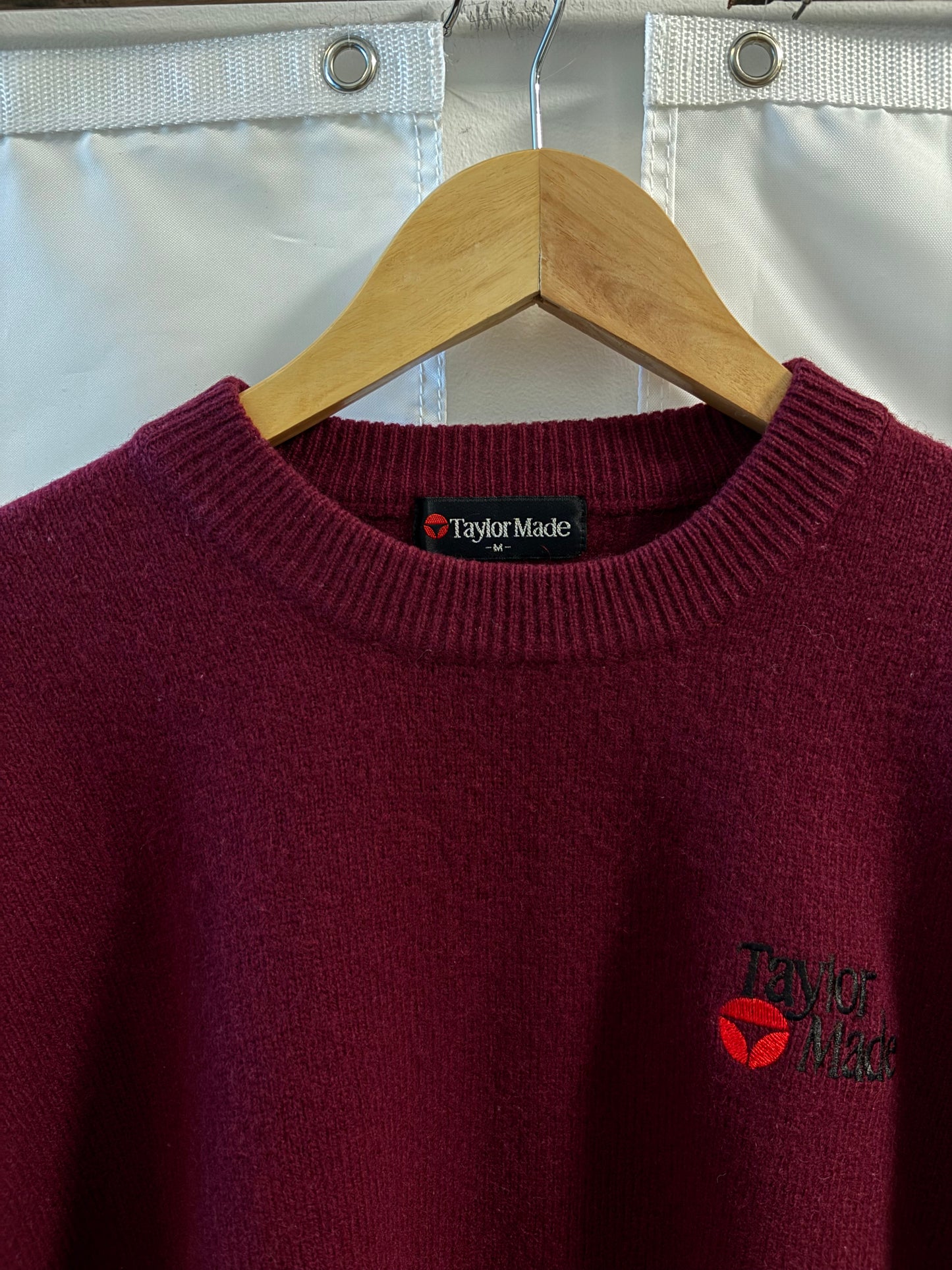 1990s Vintage Taylormade Classic Logo Wool Sweater