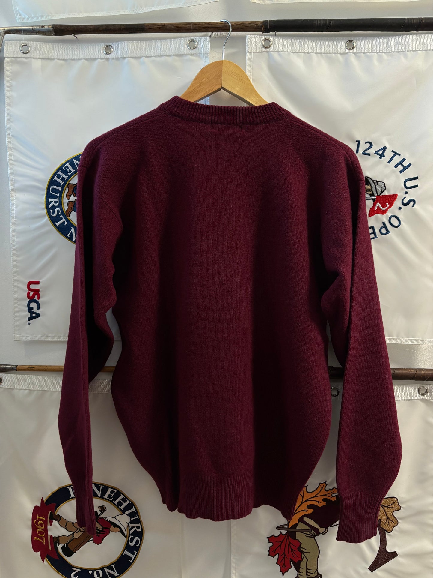 1990s Vintage Taylormade Classic Logo Wool Sweater