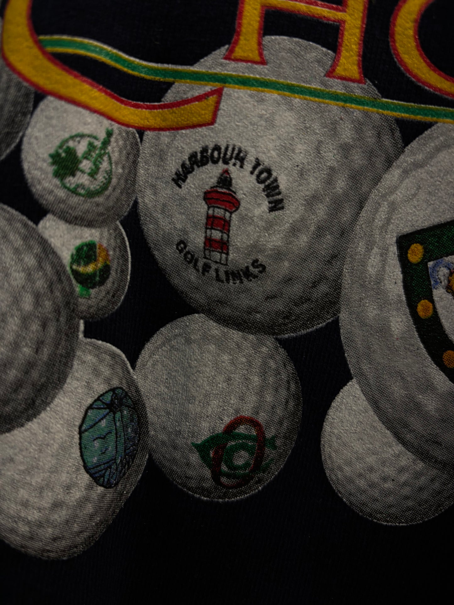 1997 Vintage Life is Full of Important Choices Golf Courses Sweater