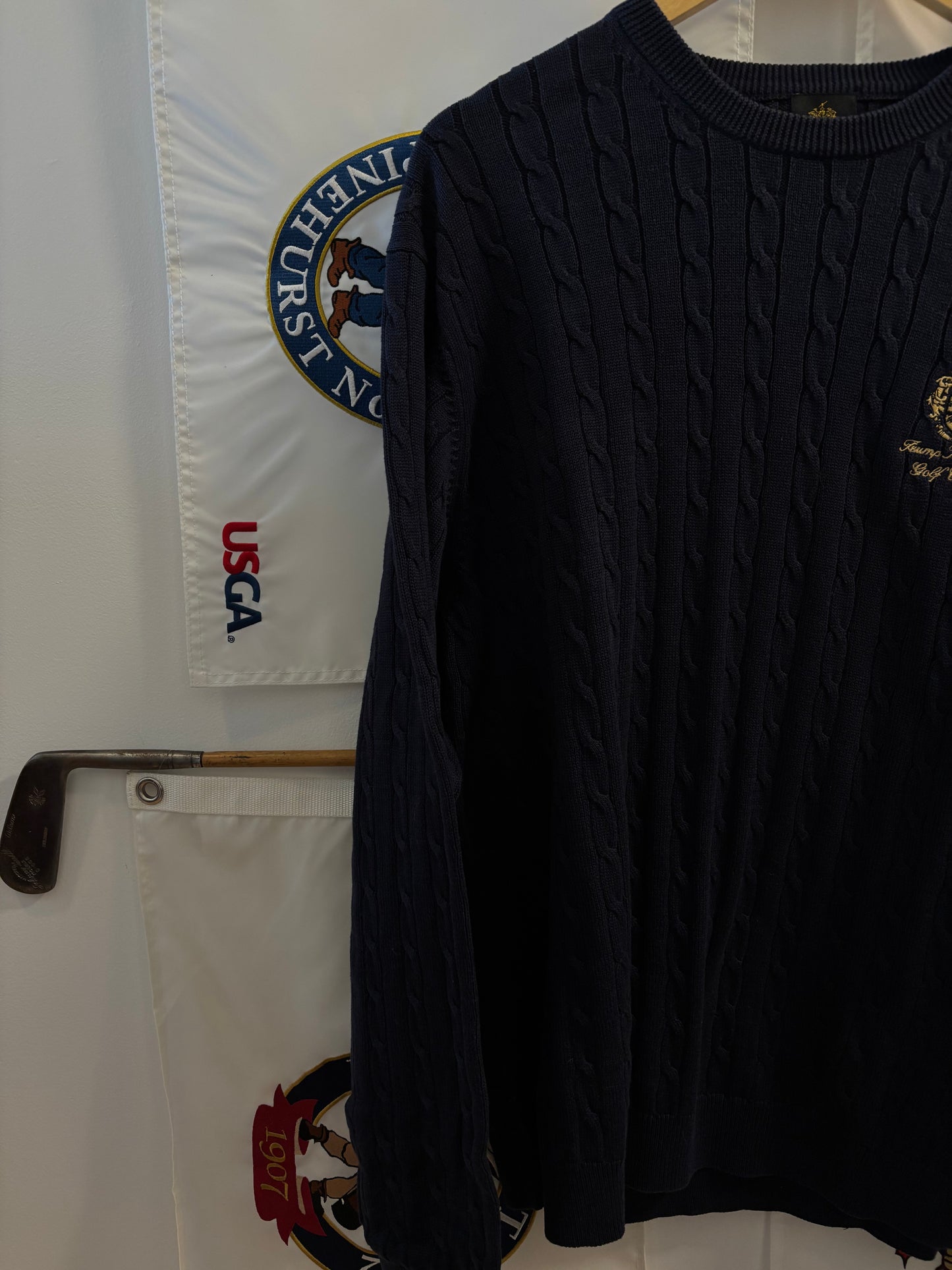 1990s Vintage Trump National Golf Club Knit Sweater