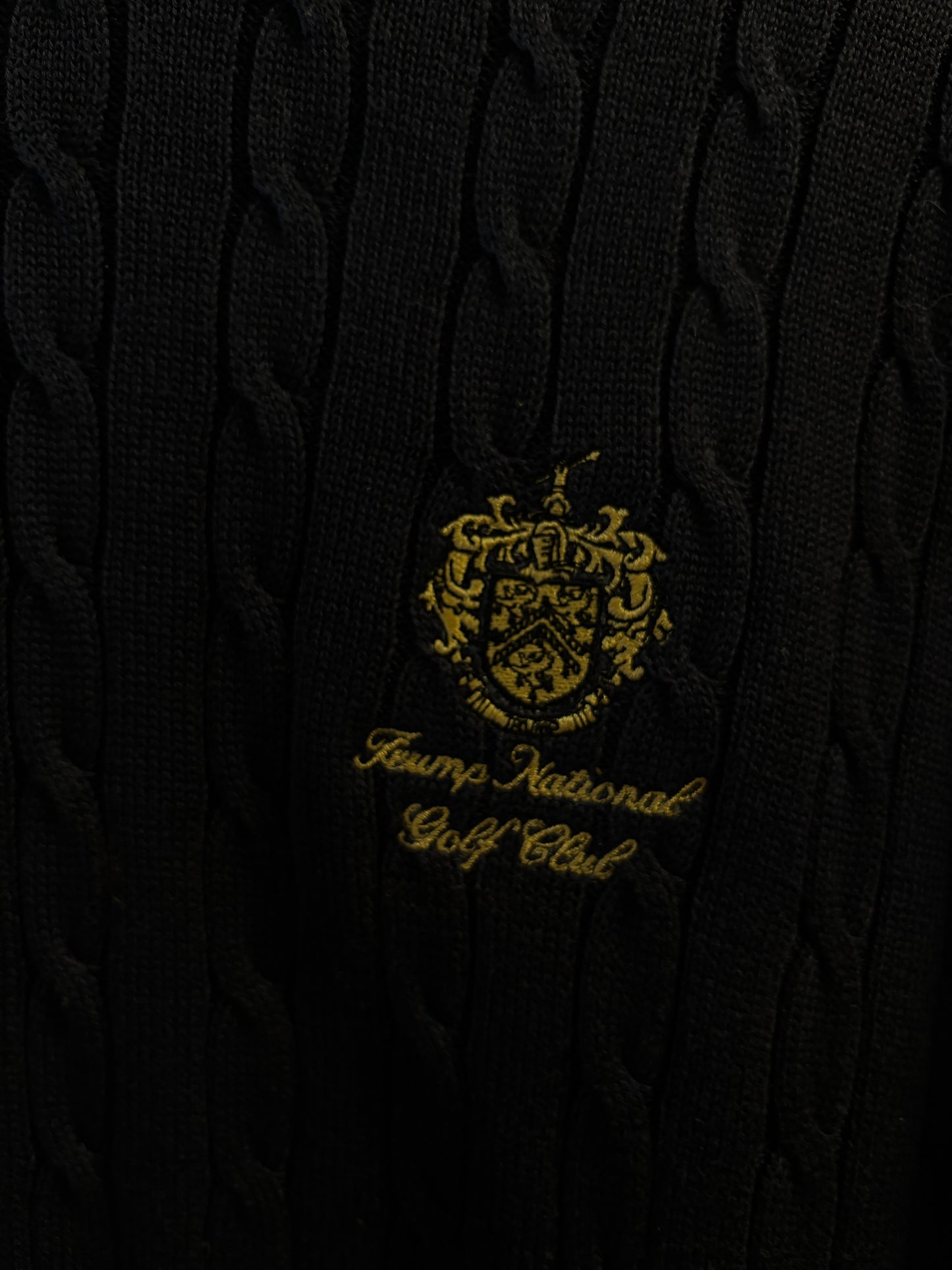 1990s Vintage Trump National Golf Club Knit Sweater