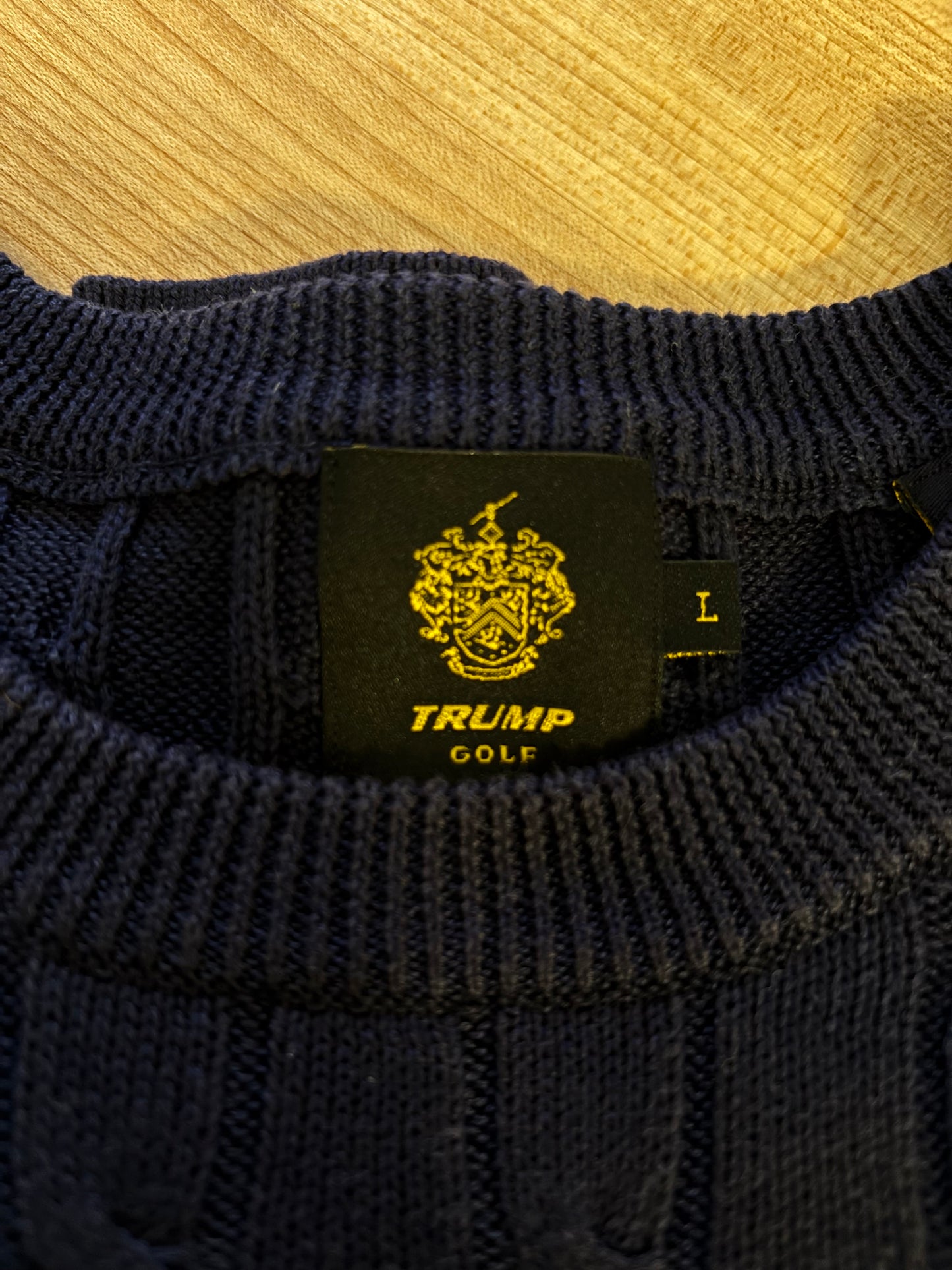 1990s Vintage Trump National Golf Club Knit Sweater