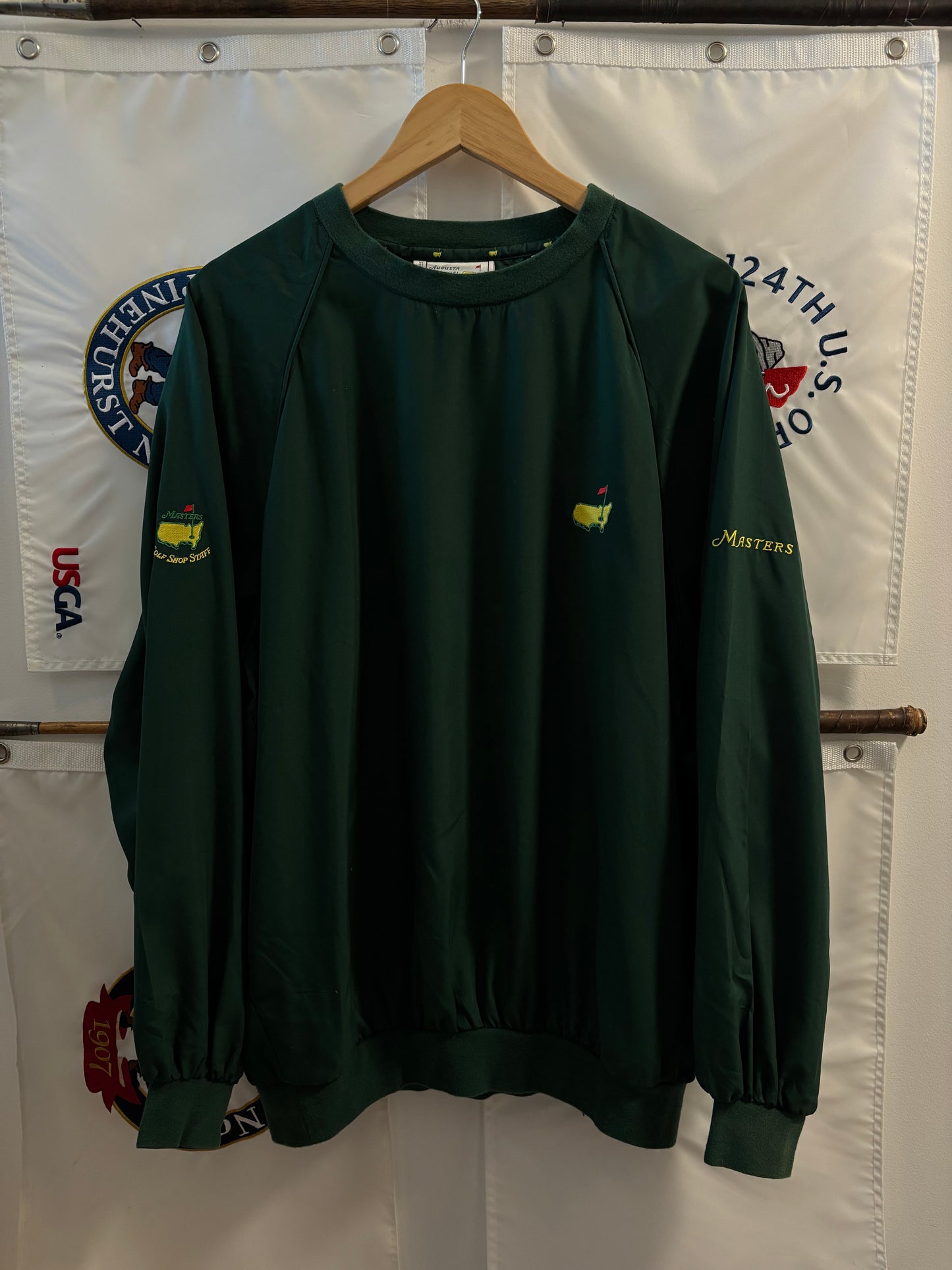 1990s Vintage Masters Golf Shop Staff Slazenger Windbreaker
