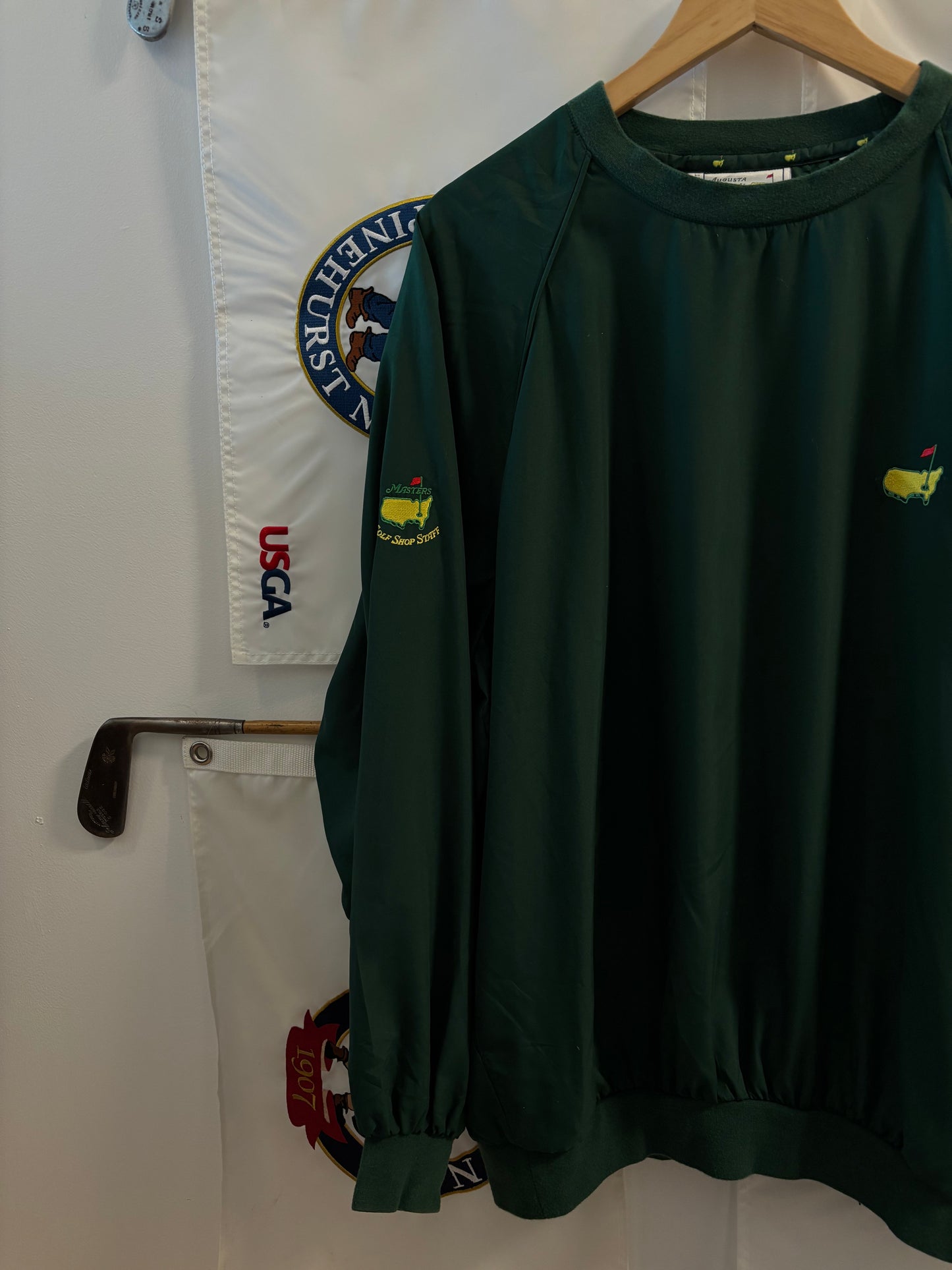 1990s Vintage Masters Golf Shop Staff Slazenger Windbreaker