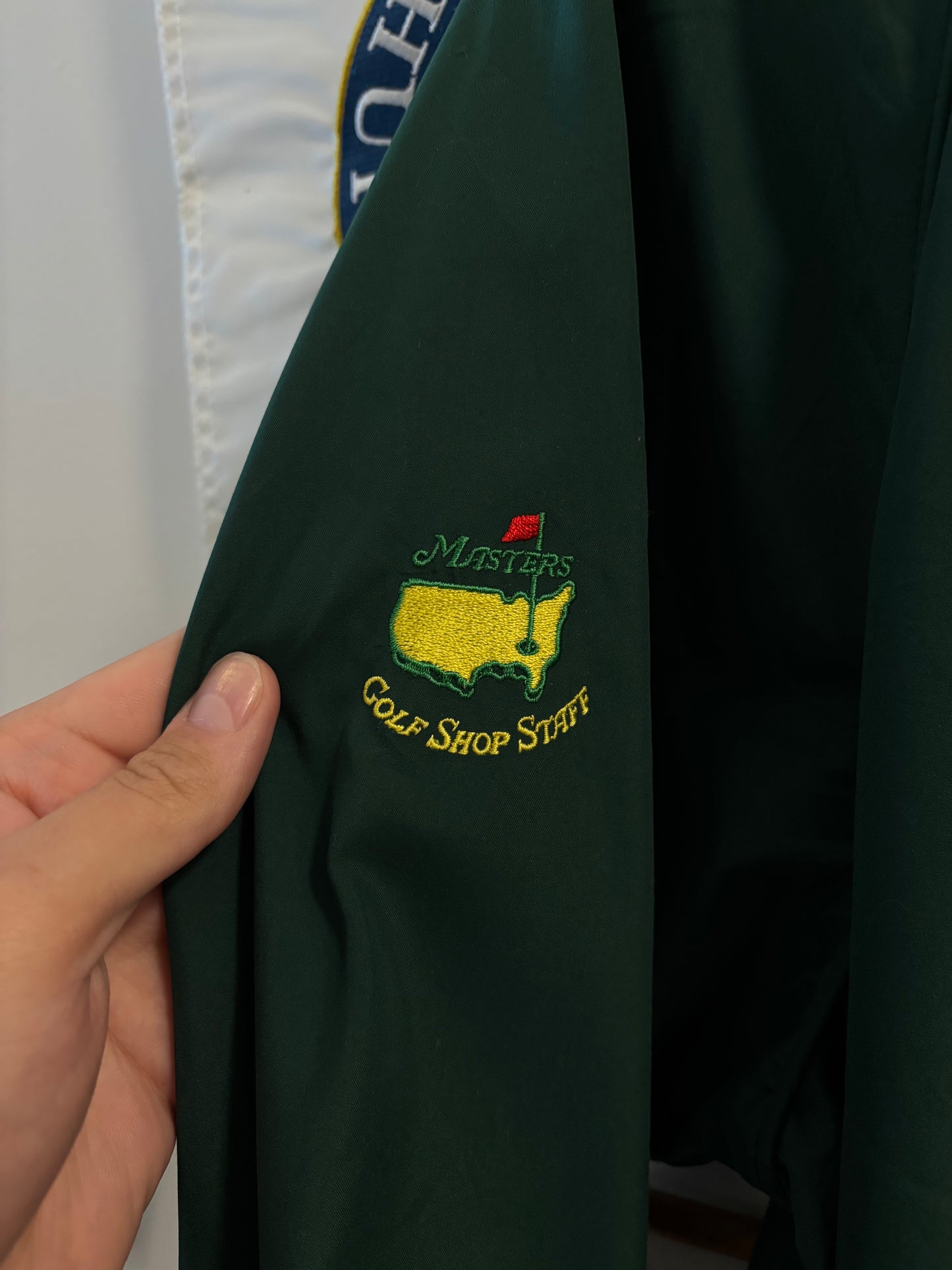 1990s Vintage Masters Golf Shop Staff Slazenger Windbreaker