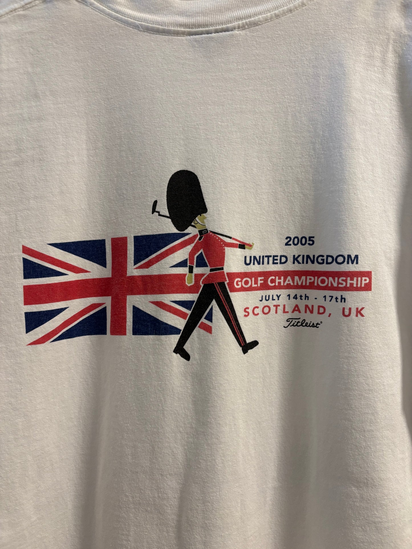 2005 Scotty Cameron British Open 2005, Royal Guards/UK Flag T Shirt