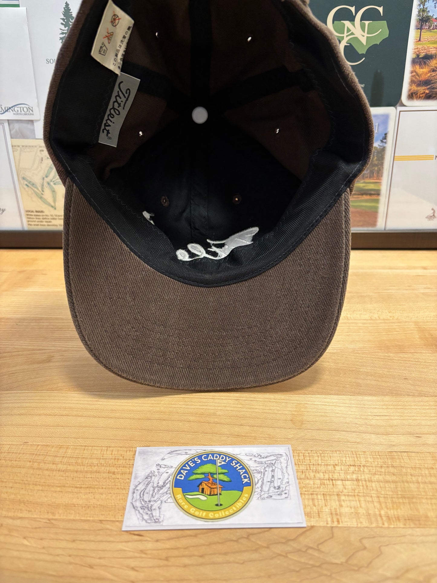 1990s Vintage Titleist Script Hat Green