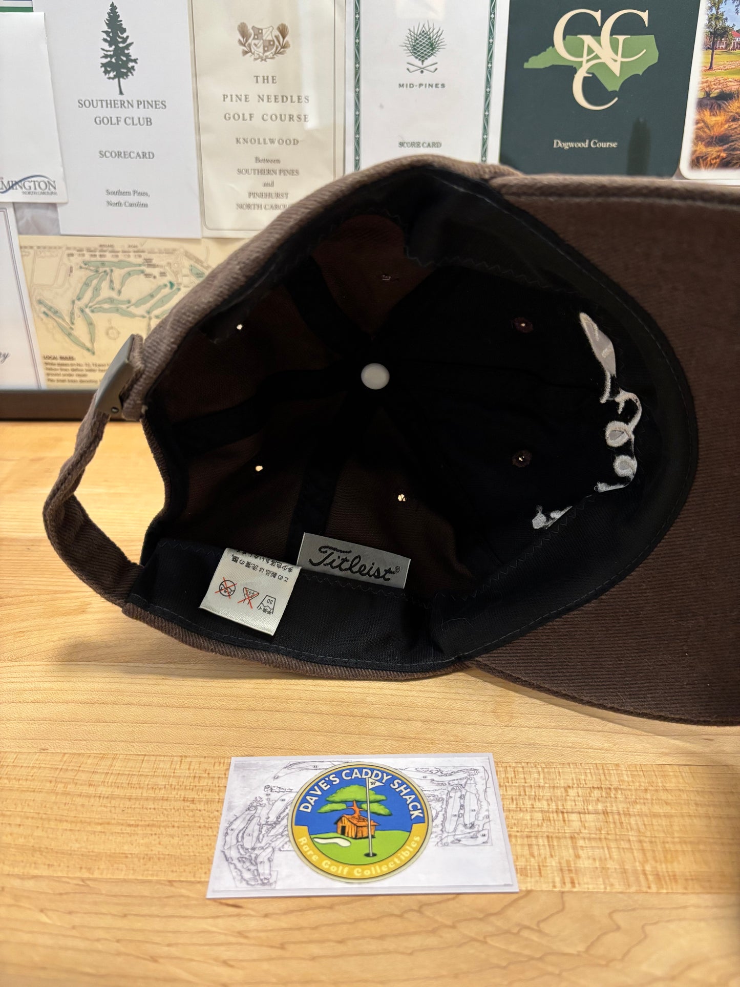 1990s Vintage Titleist Script Hat Green