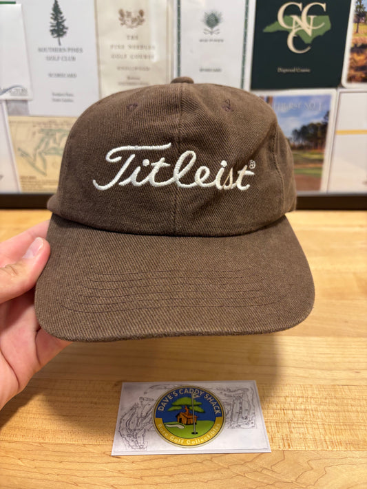 1990s Vintage Titleist Script Hat Green
