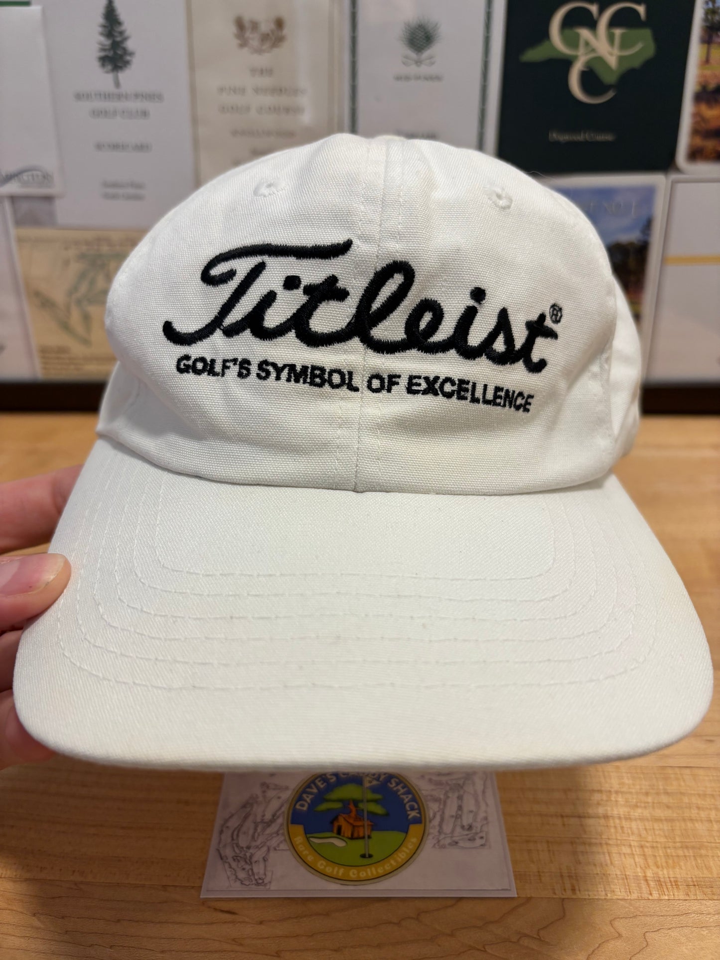 1990s Vintage Titleist Golf Symbol of Excellence Hat