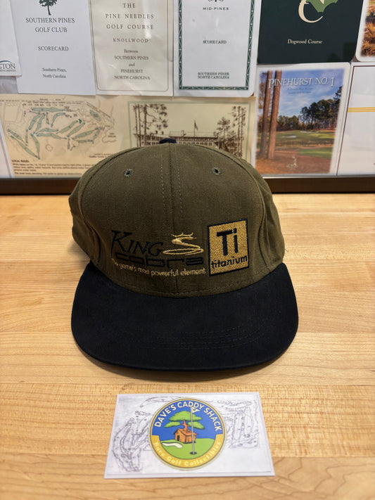 1990s Vintage Cobra Golf King Cobra Titanium Drivers Hat