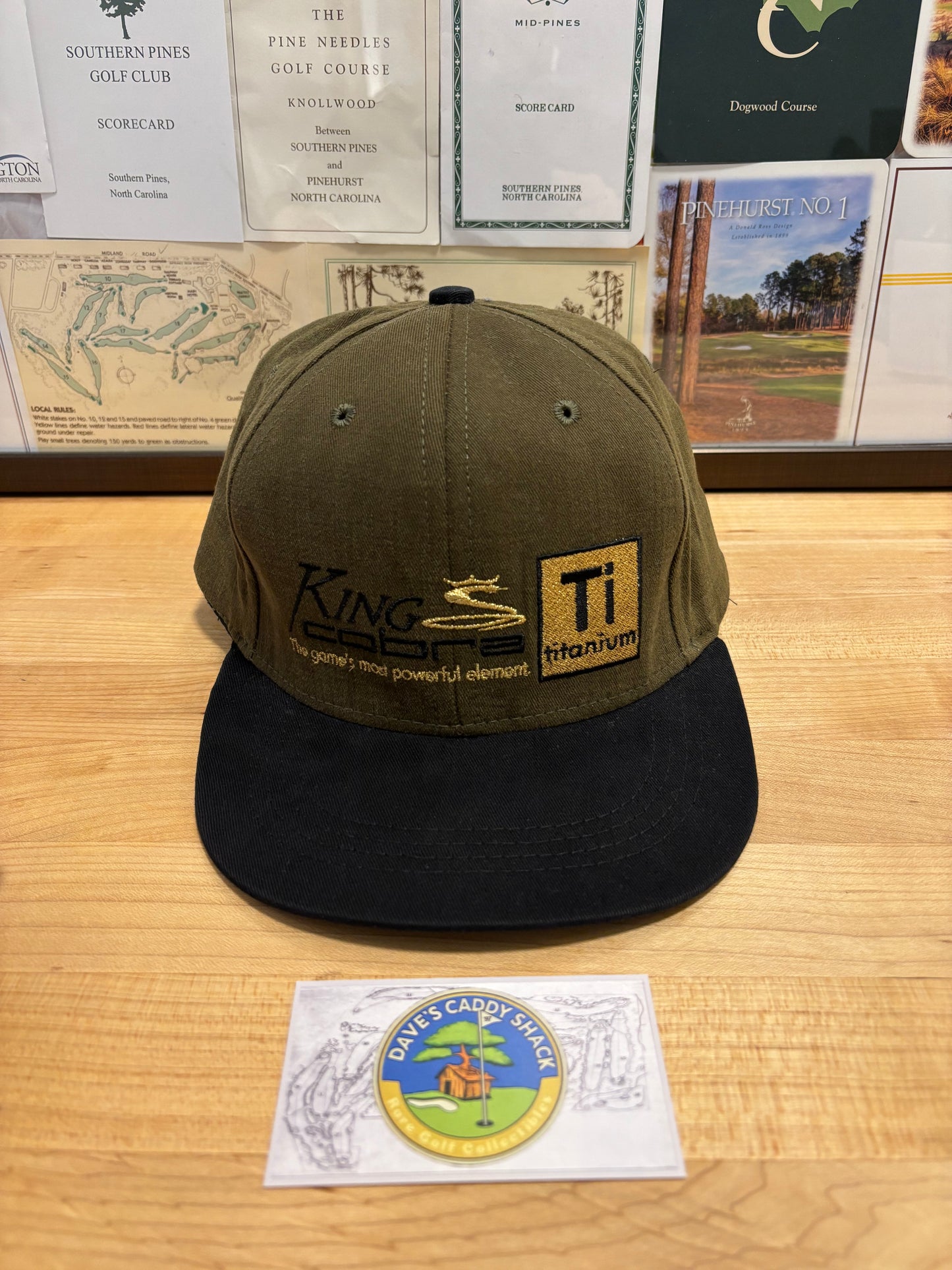 1990s Vintage Cobra Golf King Cobra Titanium Drivers Hat