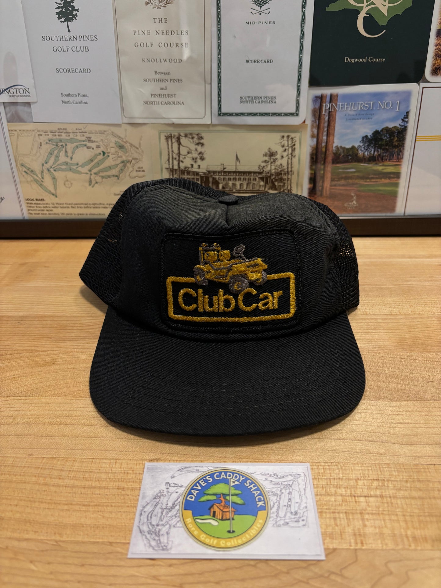 1990s Vintage Club Car Golf Cart Logo Hat
