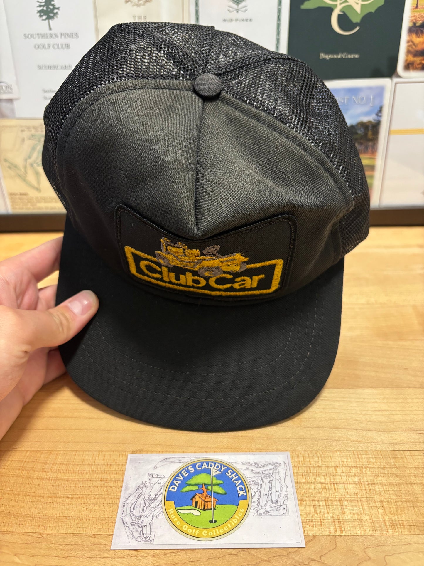 1990s Vintage Club Car Golf Cart Logo Hat