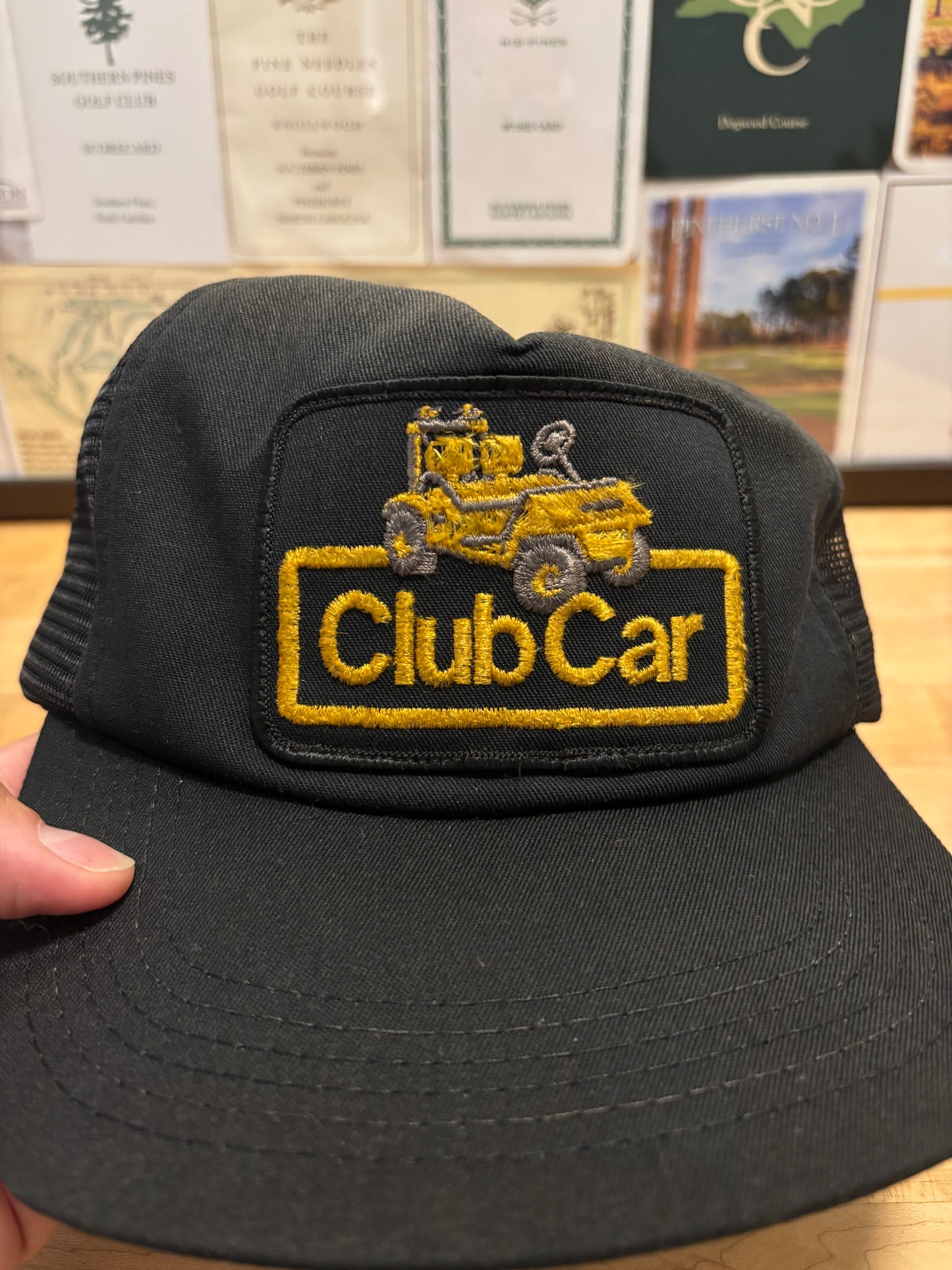 1990s Vintage Club Car Golf Cart Logo Hat