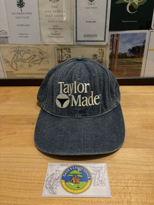 1990s Vintage Taylormade Classic Logo Denim Hat