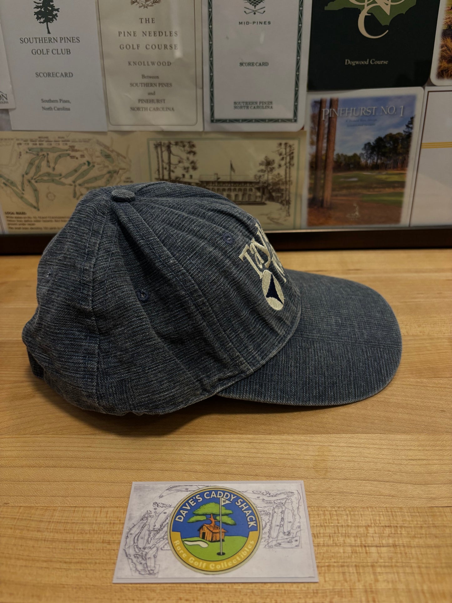 1990s Vintage Taylormade Classic Logo Denim Hat